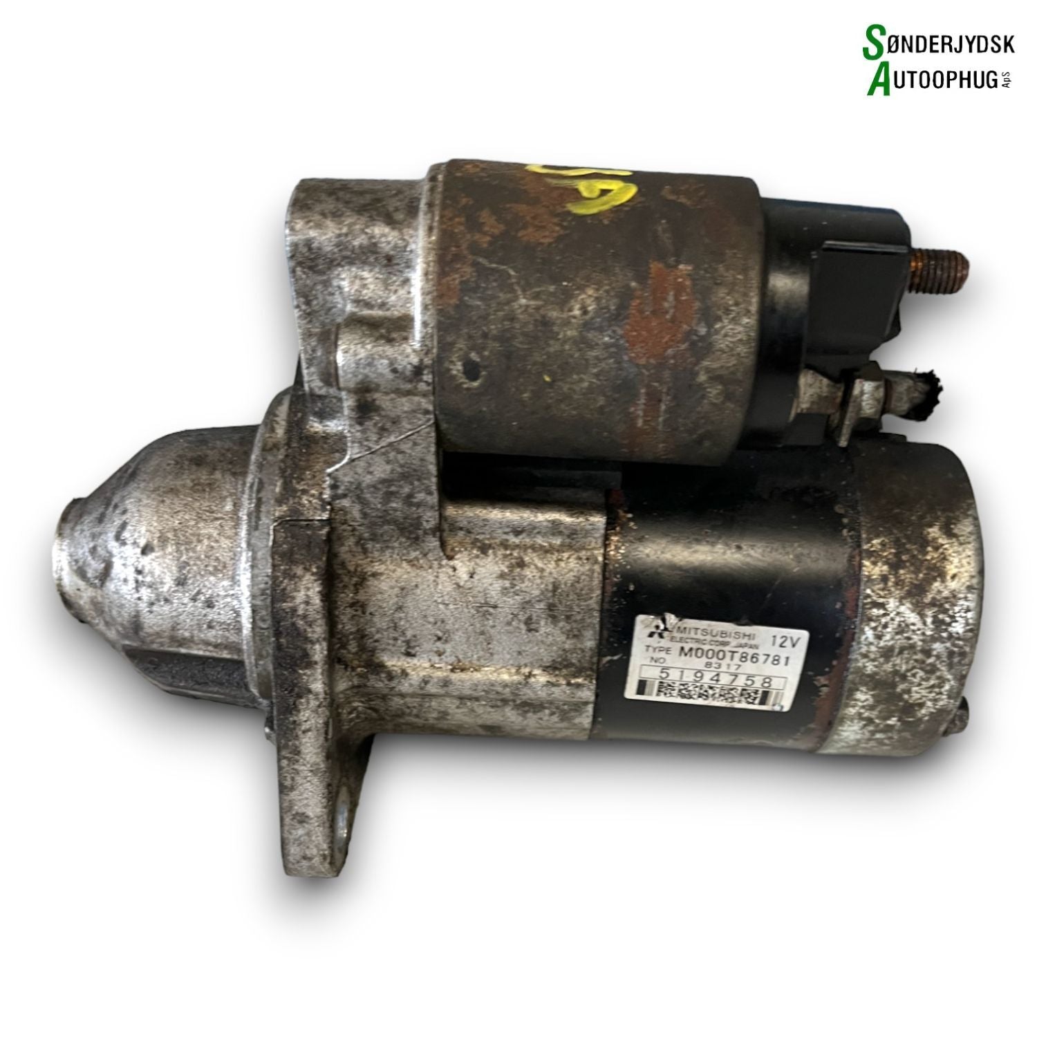 Saab 9-5 Starter Med OEM Nr. M000T86781 Fra Saab Ophugger