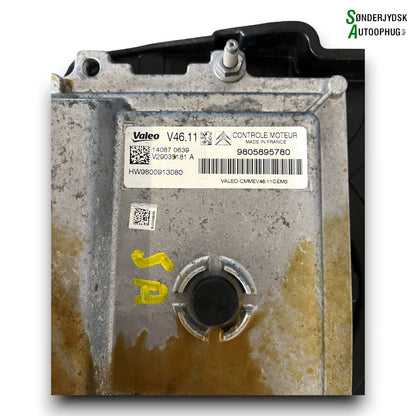 Peugeot 208 Motorstyring - Motorstyreboks - Injection Elboks Med OEM Nr. 9805895780 Fra Peugeot Ophugger