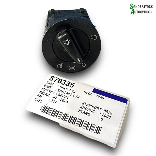 VW Golf 4 1J Kontakt Lys Med OEM Nr. 1C0941531 Fra VW Ophugger