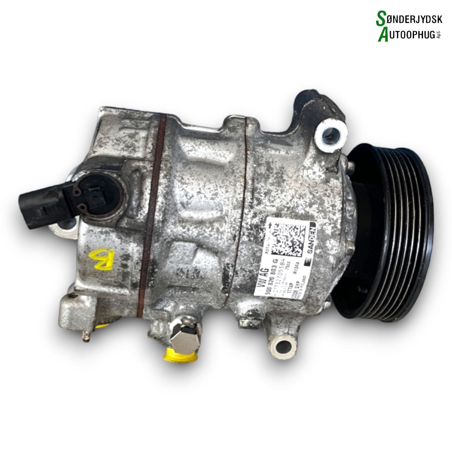 Skoda Fabia Aircondition Pumpe Med OEM Nr. 5Q0820803G Fra Skoda Ophugger