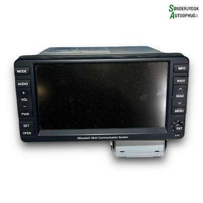 Mitsubishi Lancer Radio, Multi Display Med OEM Nr. 8750A184 Fra Mitsubishi Ophugger