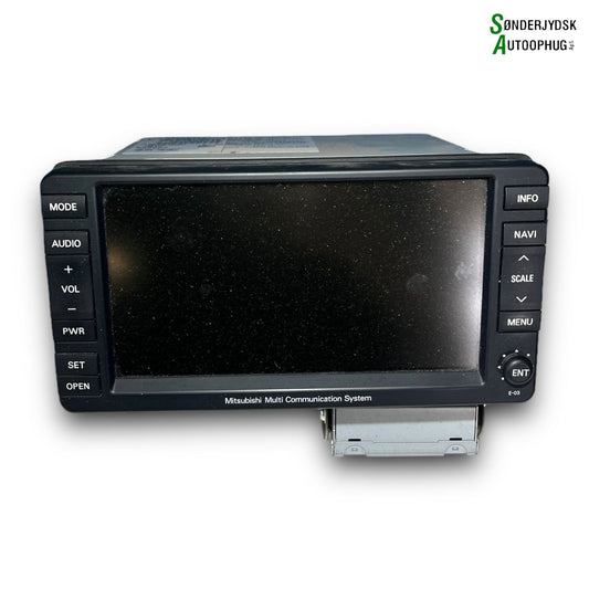 Mitsubishi Lancer Radio, Multi Display Med OEM Nr. 8750A184 Fra Mitsubishi Ophugger