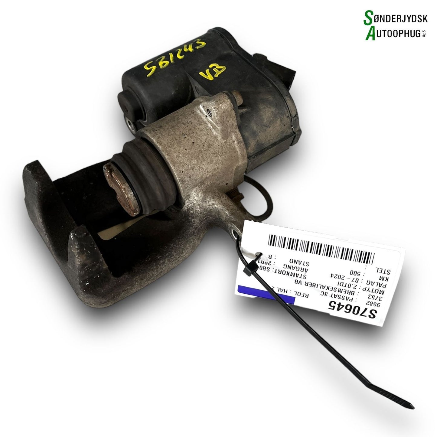 VW Passat 3C Bremsekaliber VB Med OEM Nr. 3C0615403B Fra VW Ophugger
