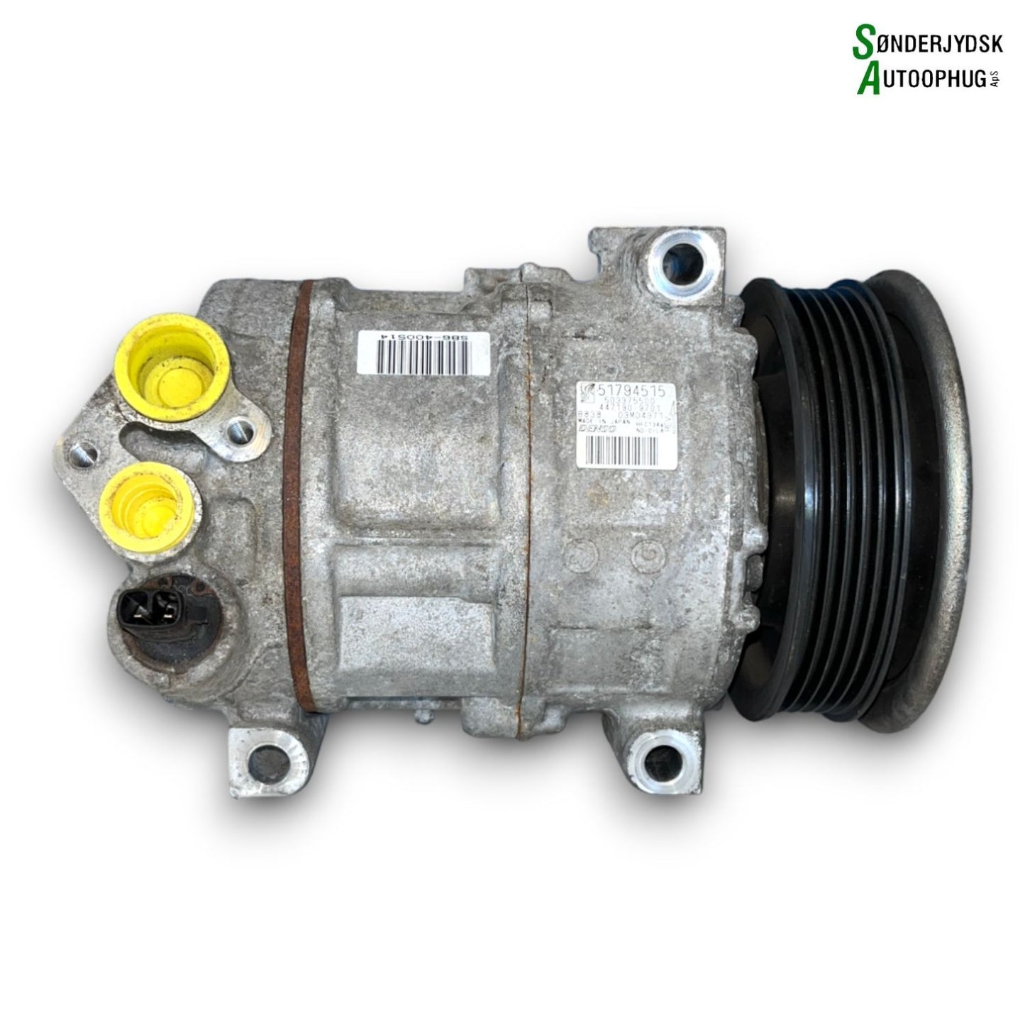 Fiat Punto Evo Aircondition Pumpe Med OEM Nr. DENSO Fra Fiat Ophugger