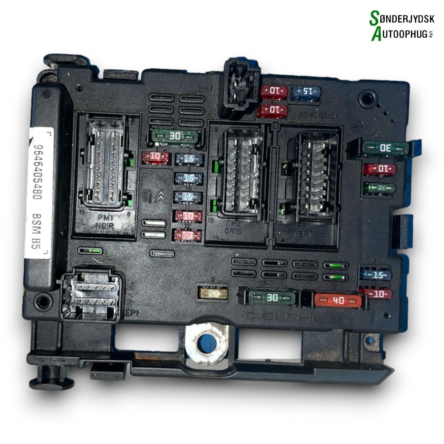 Peugeot 307 Bsm Box Med OEM Nr. 9646405480 Fra Peugeot Ophugger