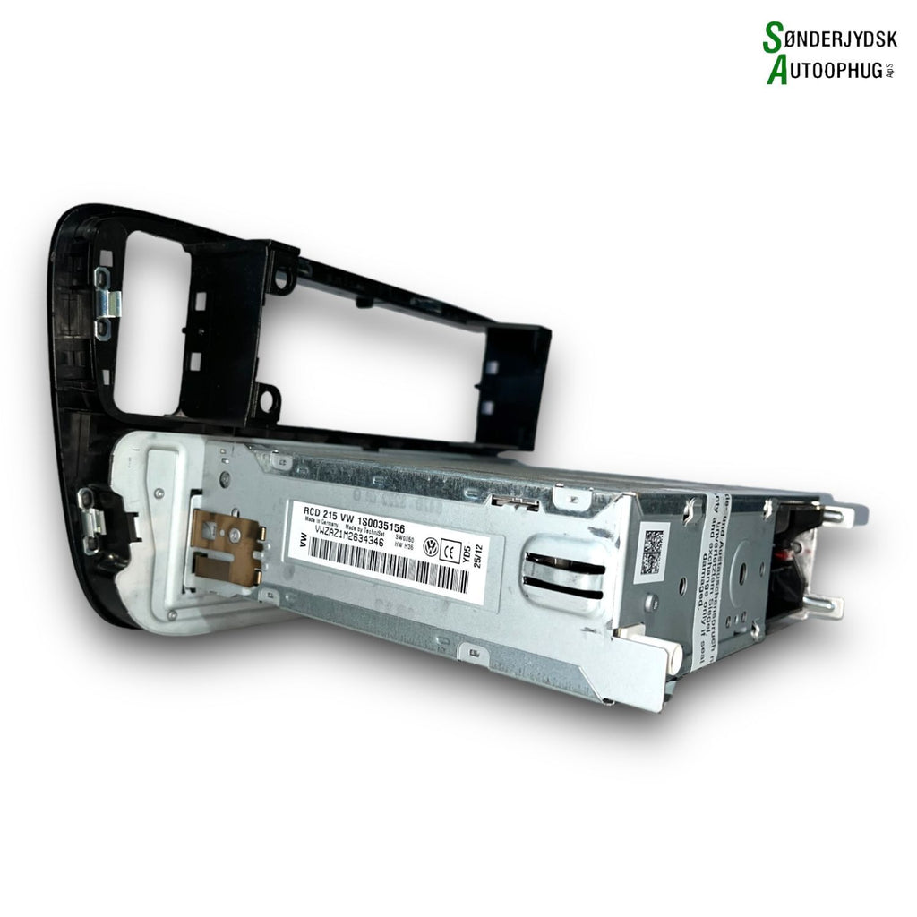 VW Up Radio M/Cd Med OEM Nr. 1S0035156 Fra VW Ophugger