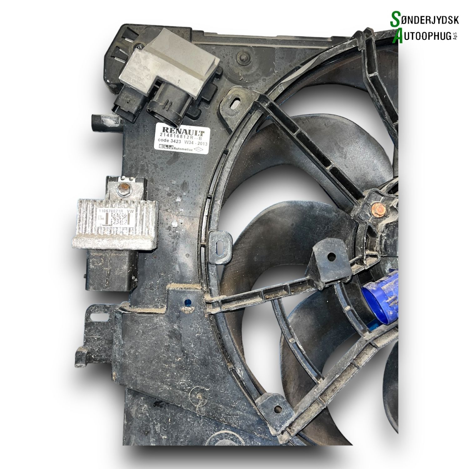 Renault Clio 4 Kølerblæser El Med OEM Nr. 214816812R Fra Renault Ophugger