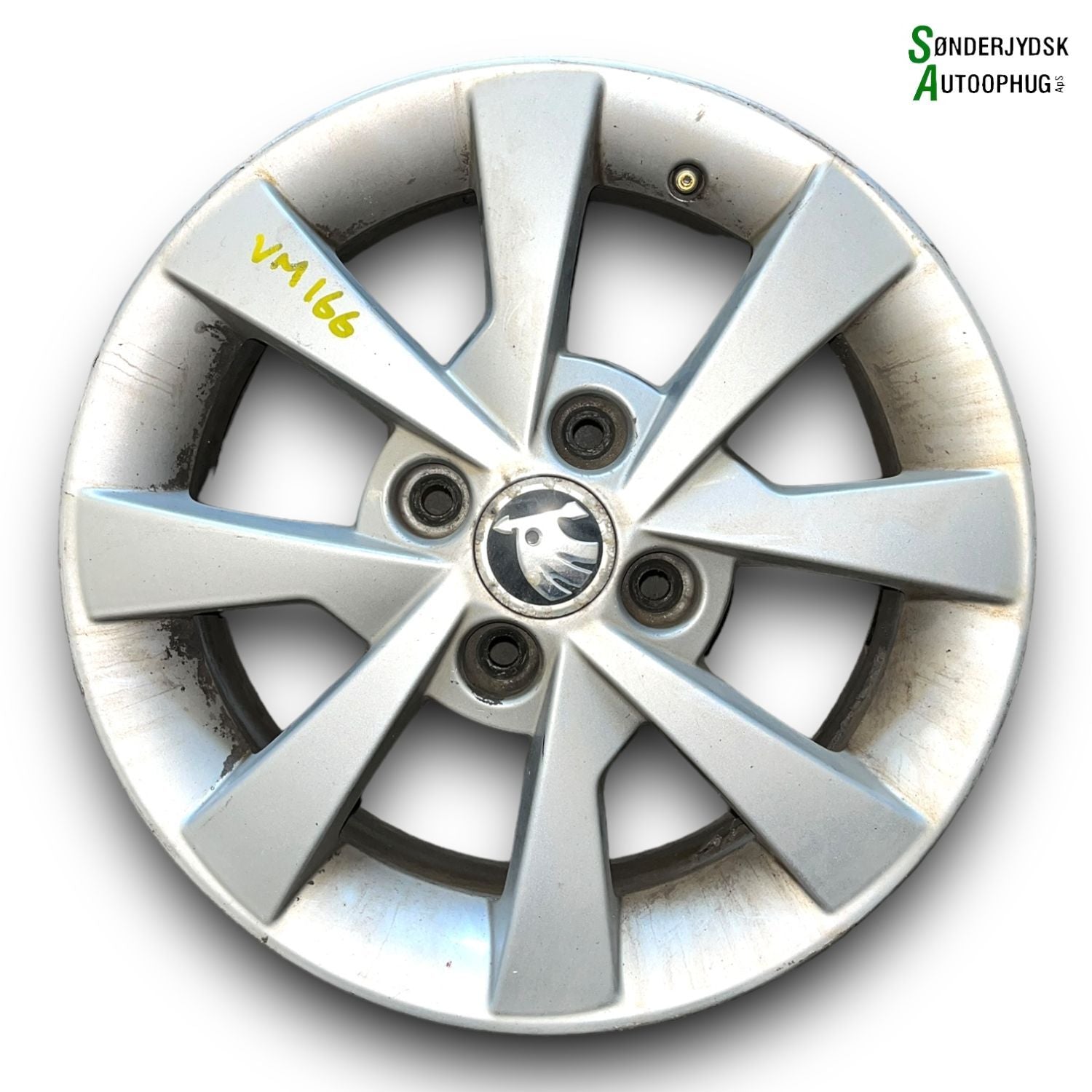 Skoda Citigo Fælg Aluminium Med OEM Nr. 5X14ET35 Fra Skoda Ophugger