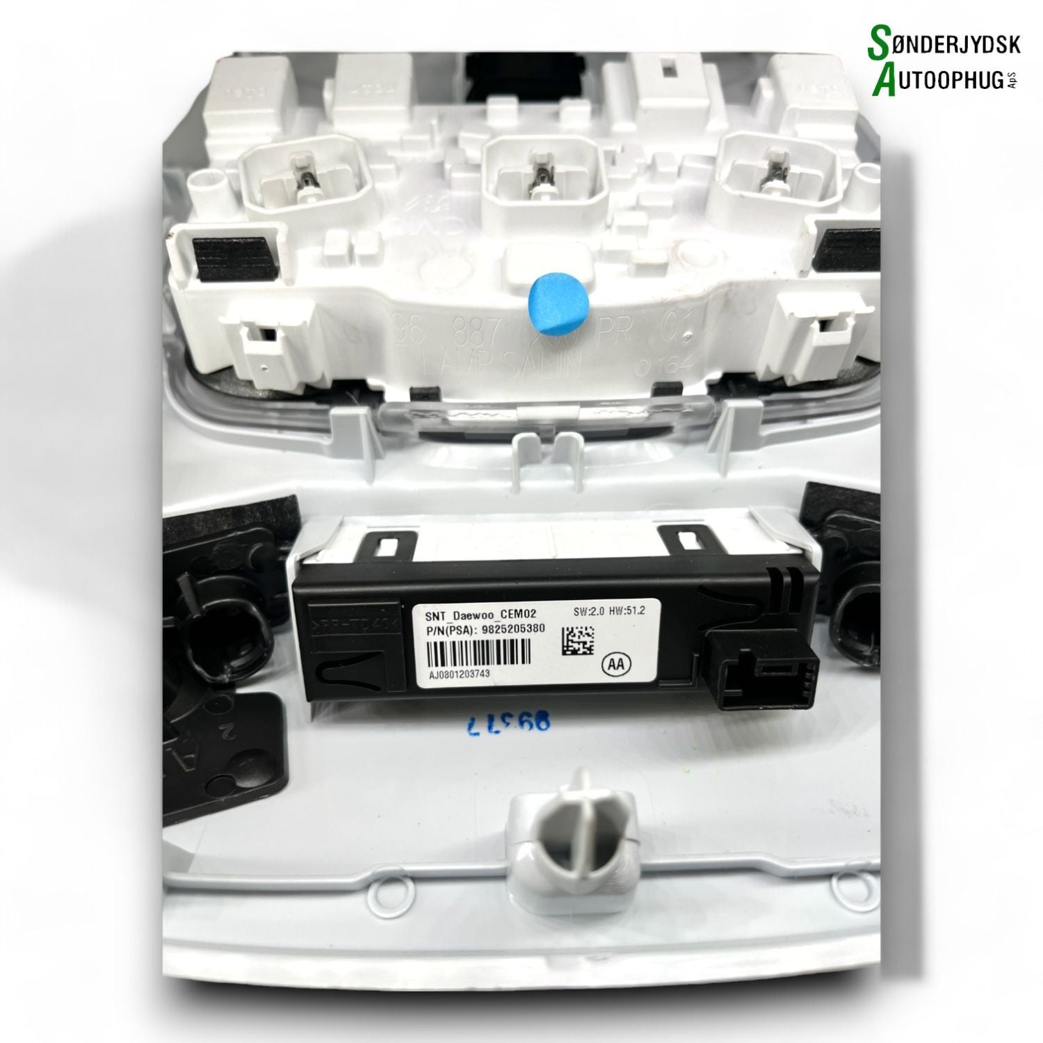 Peugeot 208 Loftslys Med OEM Nr. 9820792080 Fra Peugeot Ophugger