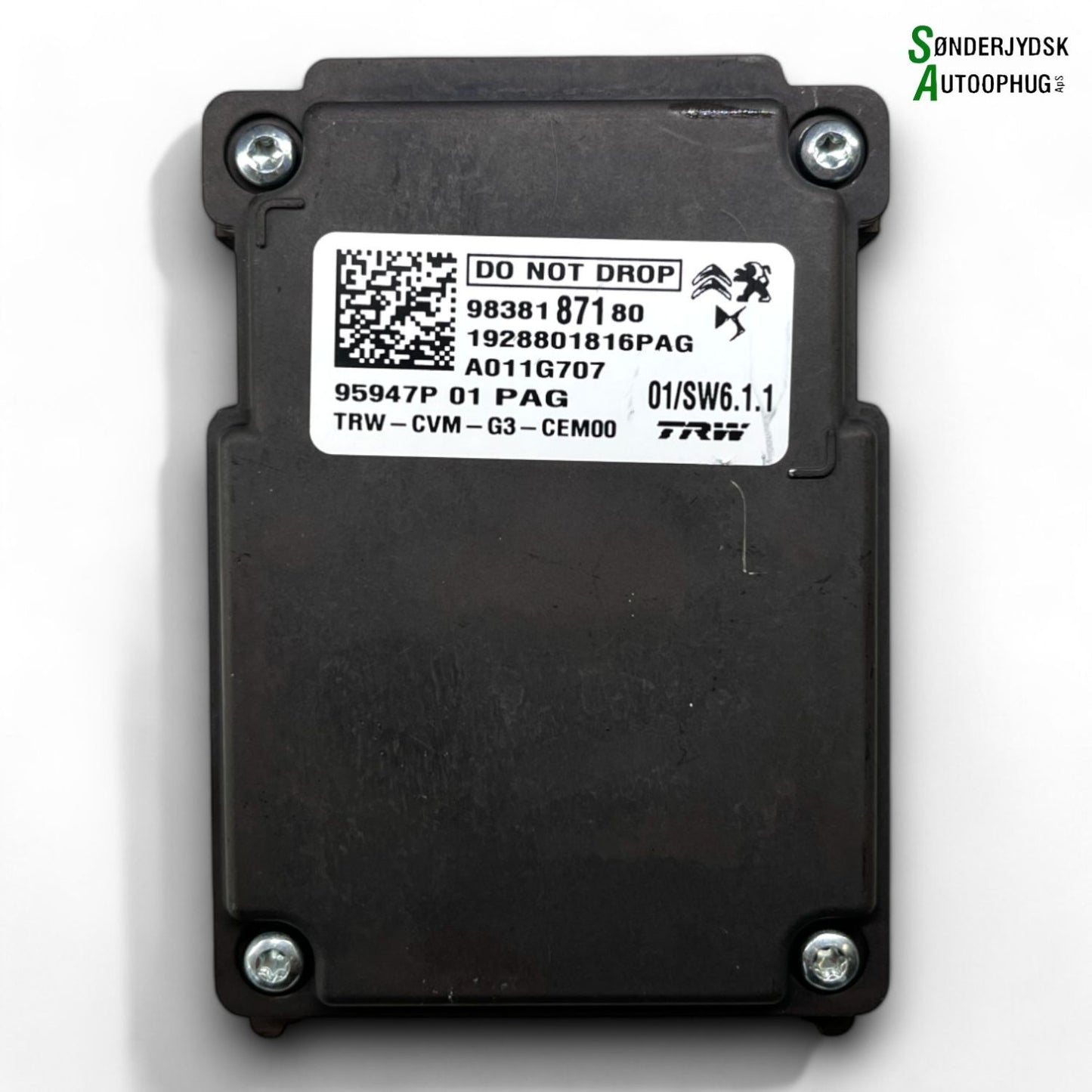 Peugeot 208 Front Kamera Med OEM Nr. 1681924580 Fra Peugeot Ophugger