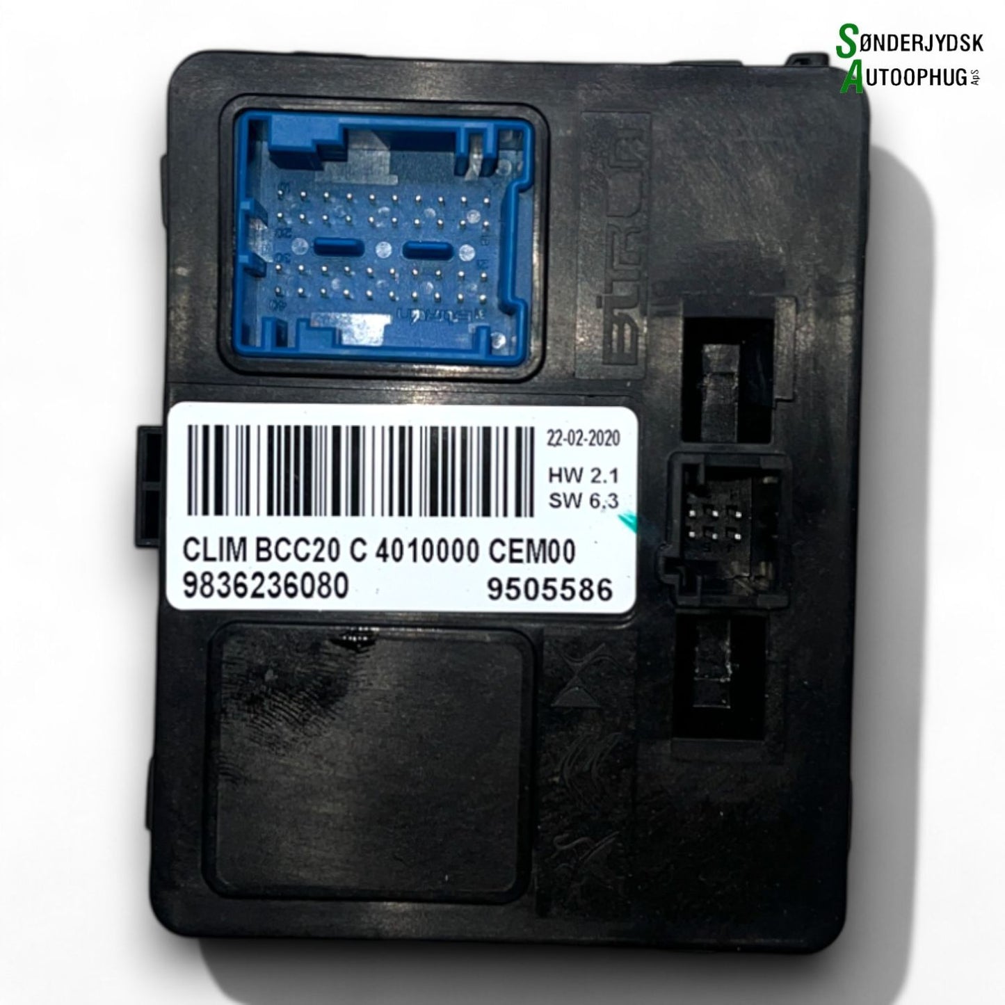 Peugeot 208 Aircond. Box Med OEM Nr. 9836236080 Fra Peugeot Ophugger