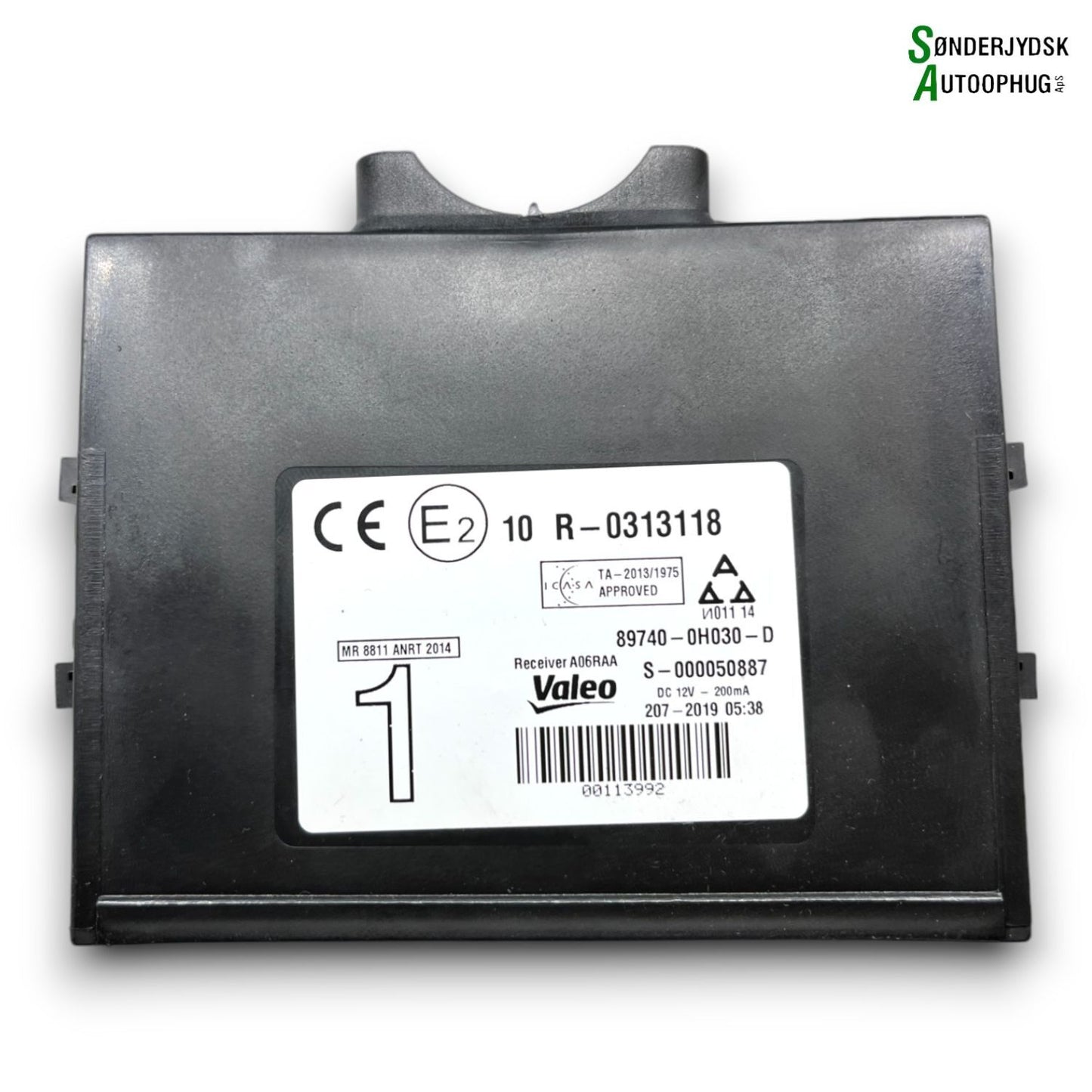 Citroen C1 Startspærre Med OEM Nr. 897400H030D Fra Citroen Ophugger