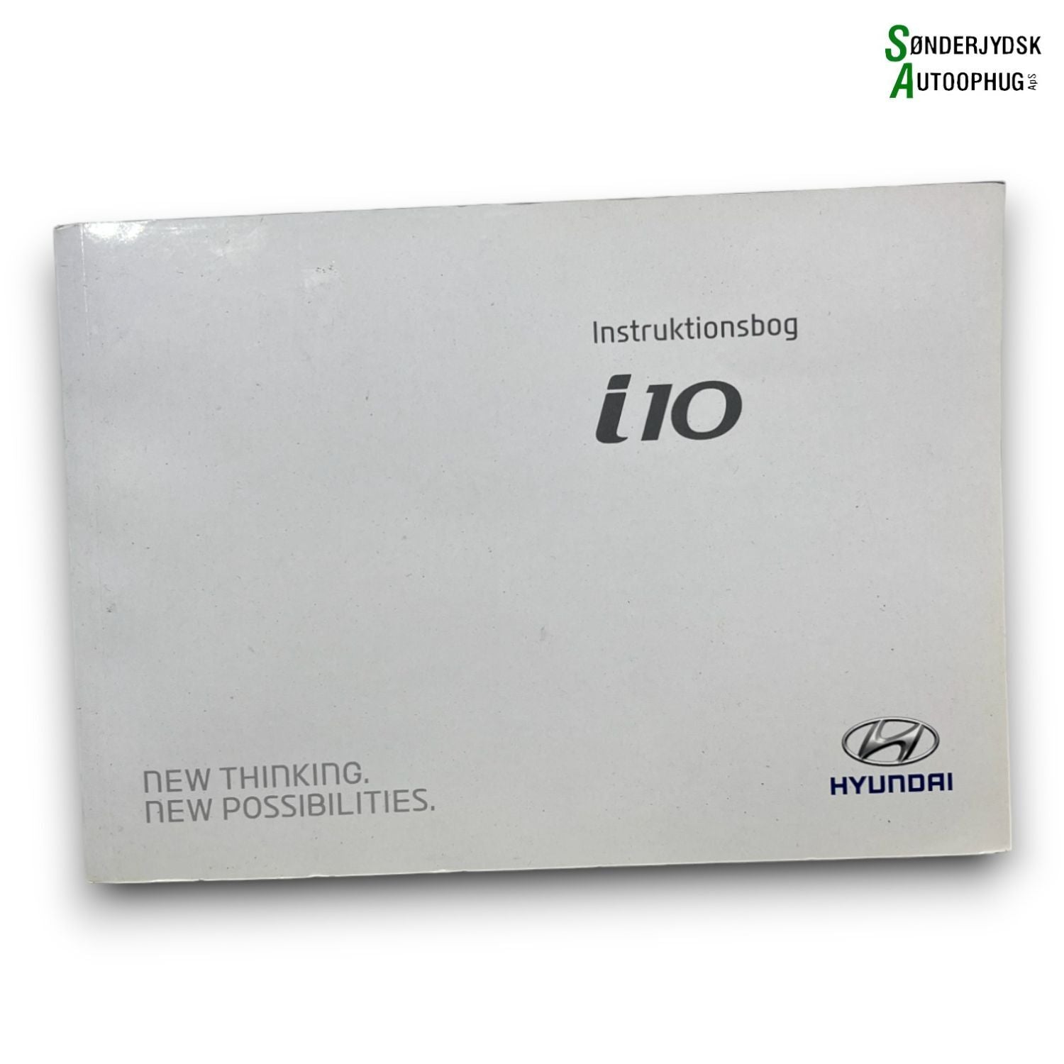 Hyundai I10 Instruktionsbog Med OEM Nr. DANSK Fra Hyundai Ophugger