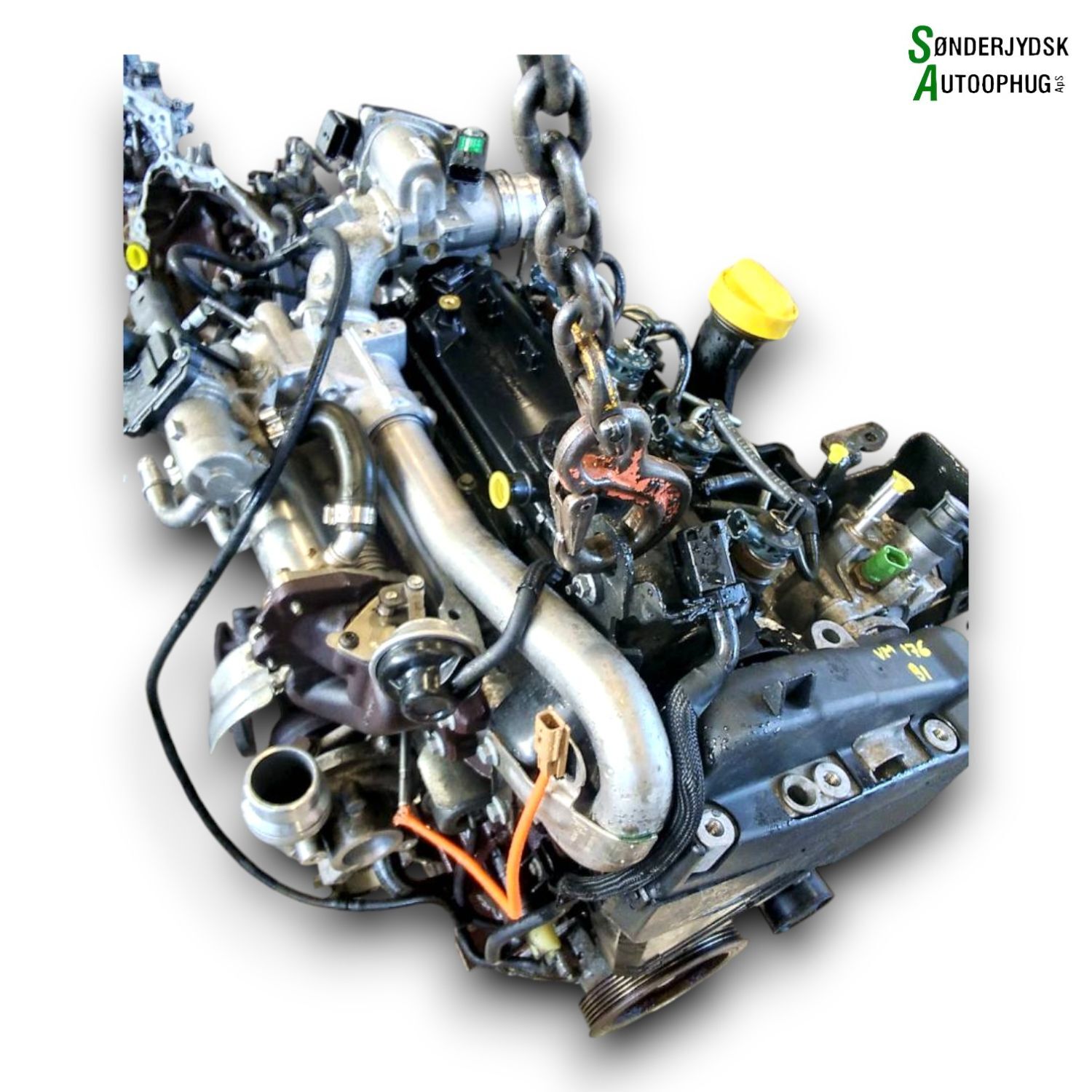 Renault Clio 4 Motor Med OEM Nr. K9K612 Fra Renault Ophugger