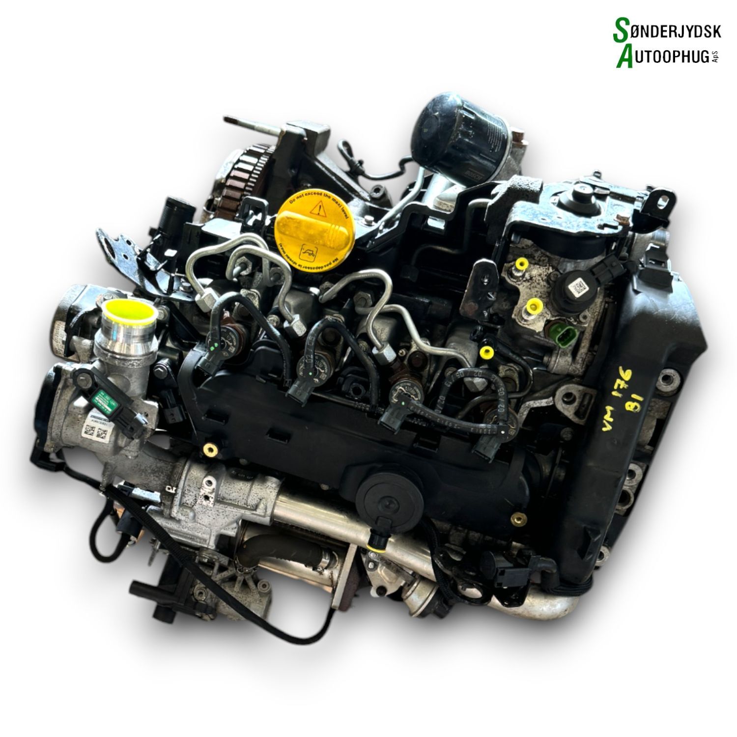 Renault Clio 4 Motor Med OEM Nr. K9K612 Fra Renault Ophugger