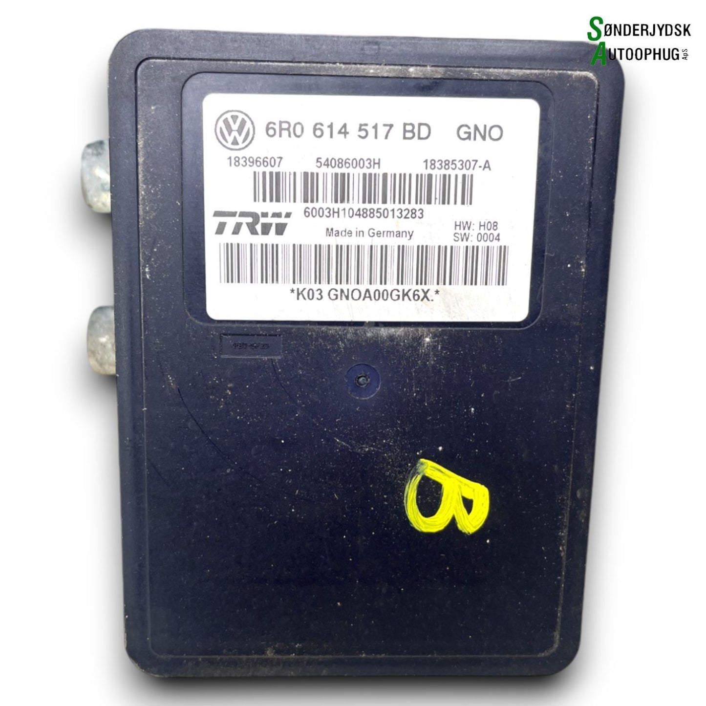 Skoda Rapid ABS Pumpe Med OEM Nr. 6R0614517BK Fra Skoda Ophugger