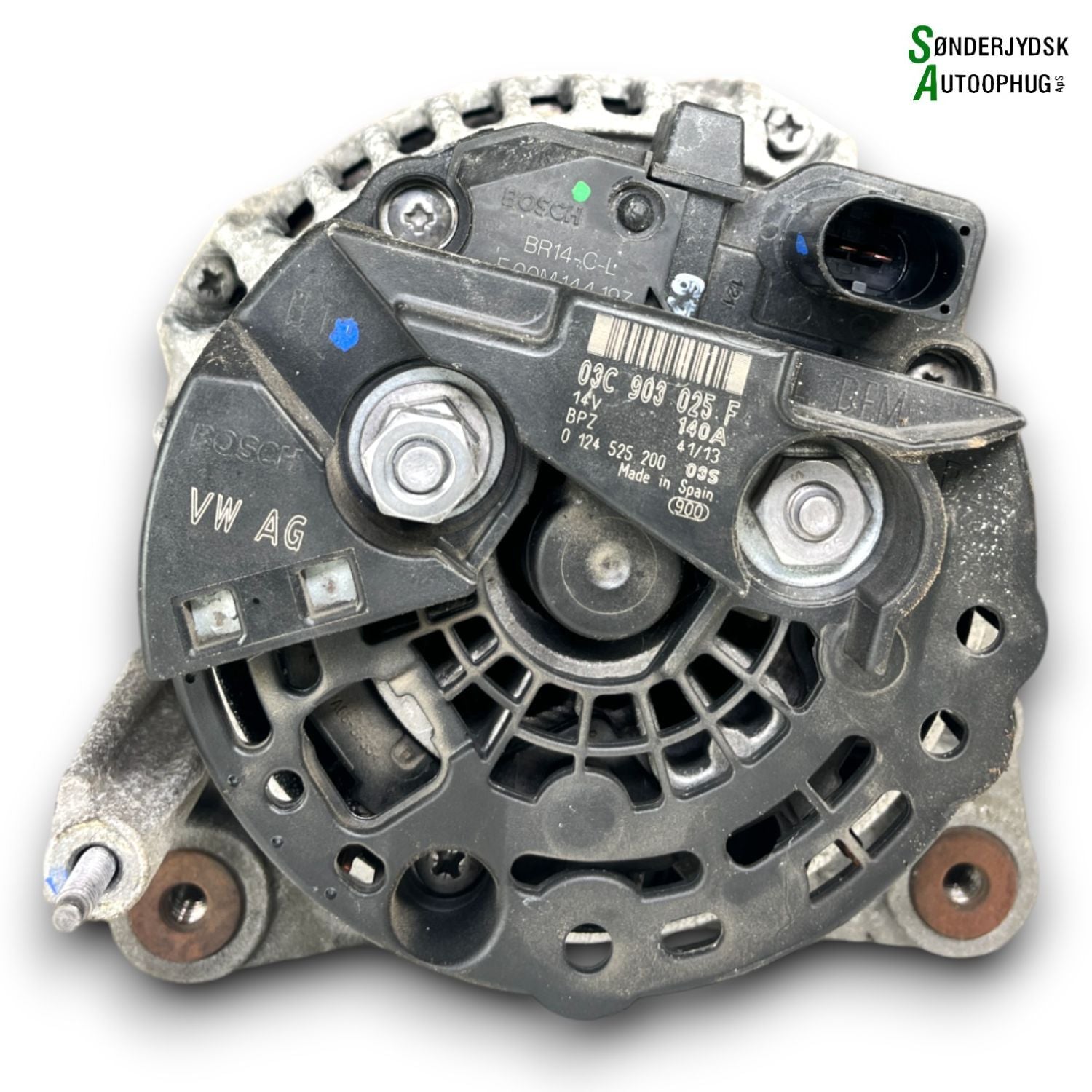 Skoda Rapid Generator Med OEM Nr. 03C903025F Fra Skoda Ophugger