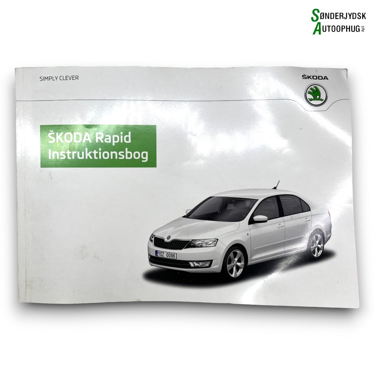 Skoda Rapid Instruktionsbog Med OEM Nr. DANSK Fra Skoda Ophugger