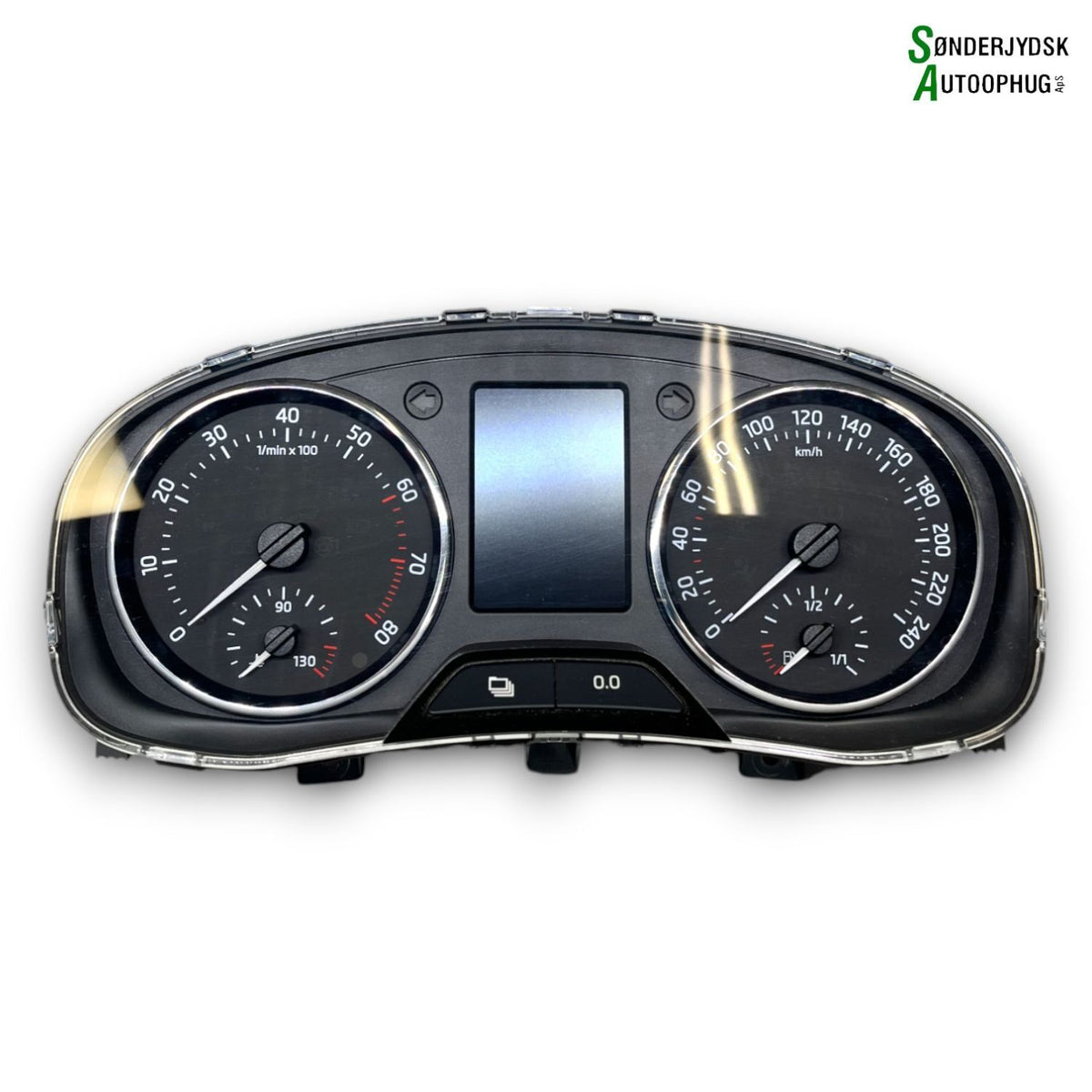 Skoda Rapid Speedometer - Instrument Med OEM Nr. 5JA920840D Fra Skoda Ophugger