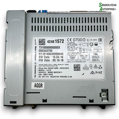 Opel Karl Radio Med OEM Nr. 42481572 Fra Opel Ophugger