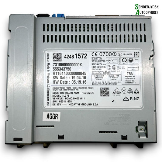 Opel Karl Radio Med OEM Nr. 42481572 Fra Opel Ophugger