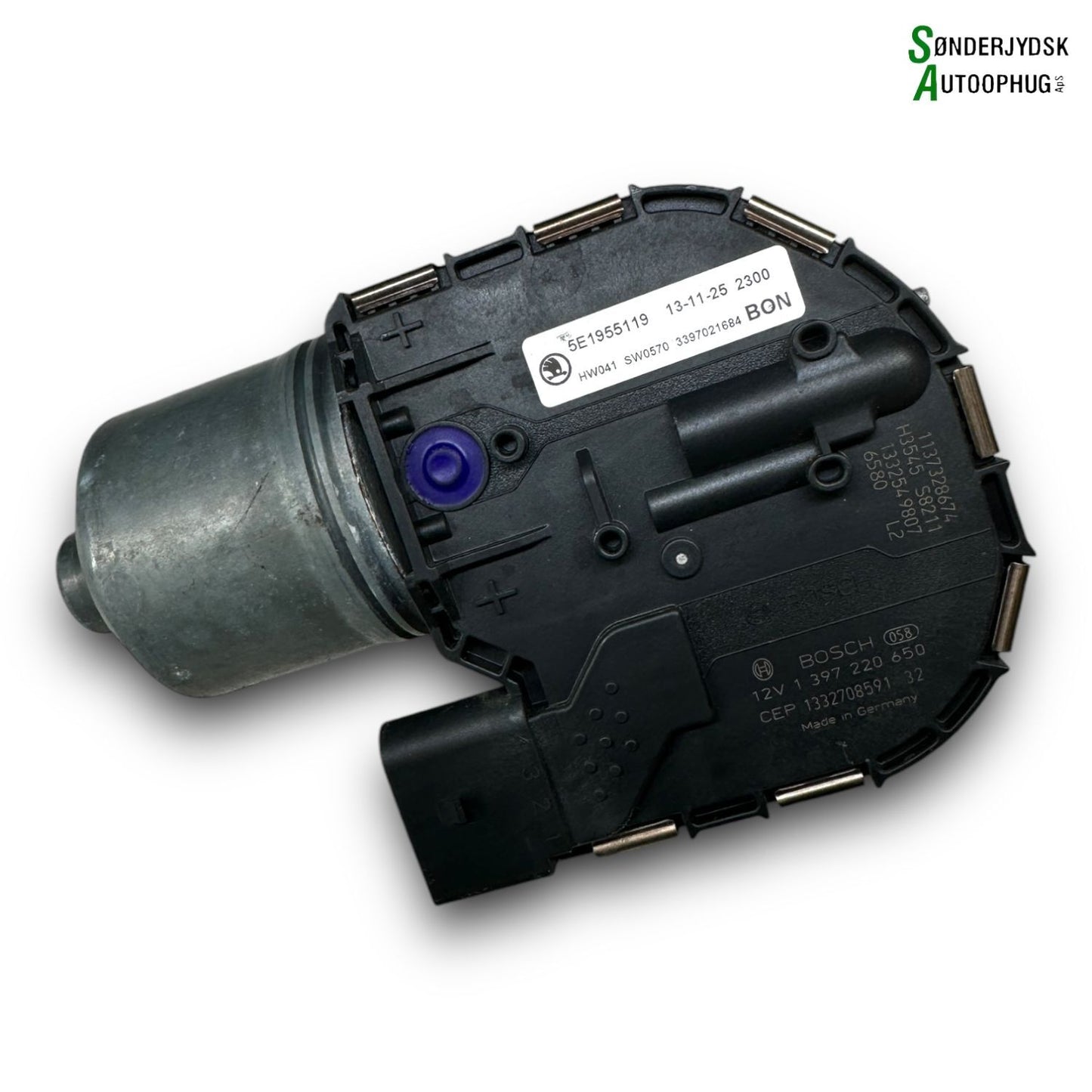 Skoda Octavia Viskermotor Med OEM Nr. 5E1955023A Fra Skoda Ophugger