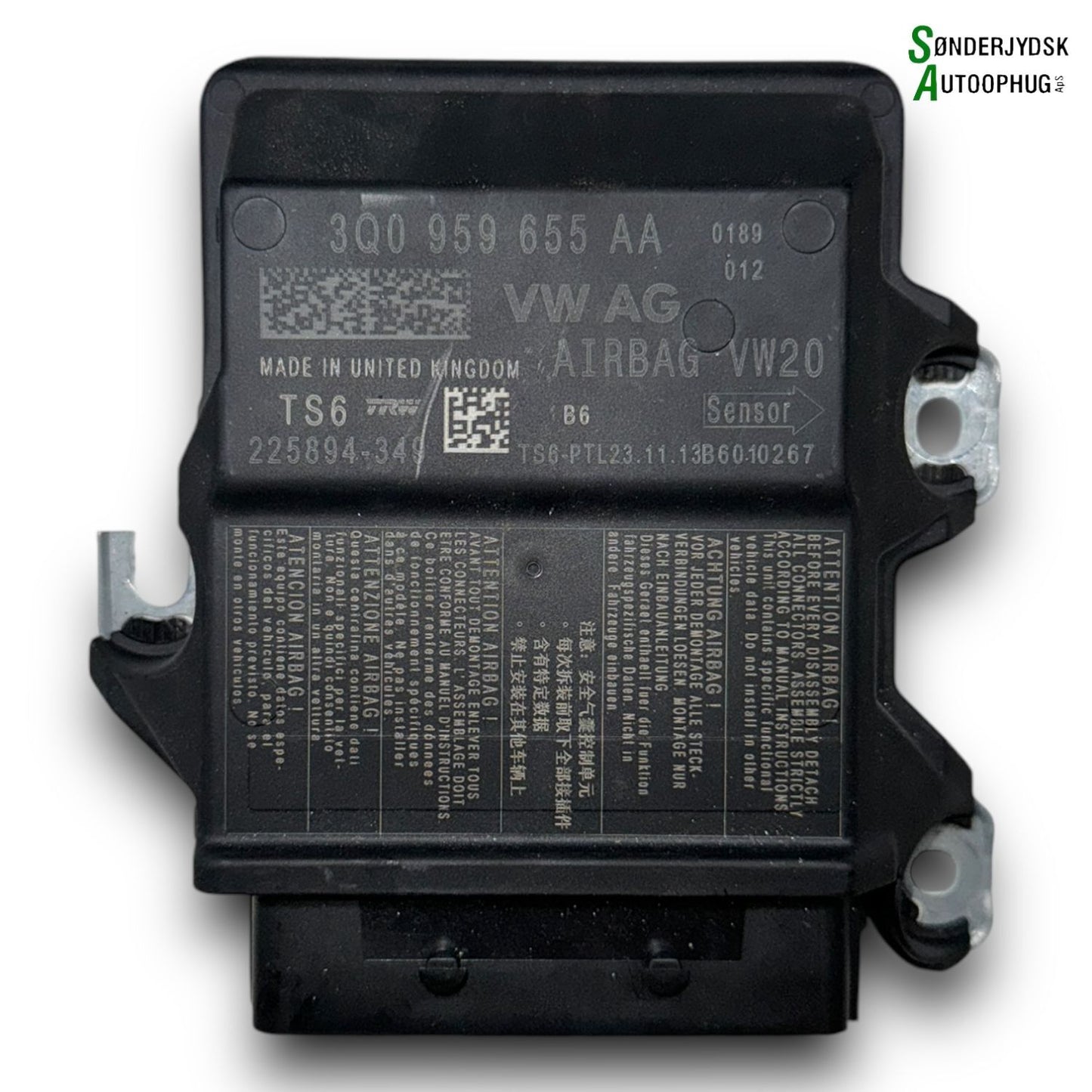 Skoda Octavia Airbag Elboks Med OEM Nr. 3Q0959655AQ Fra Skoda Ophugger