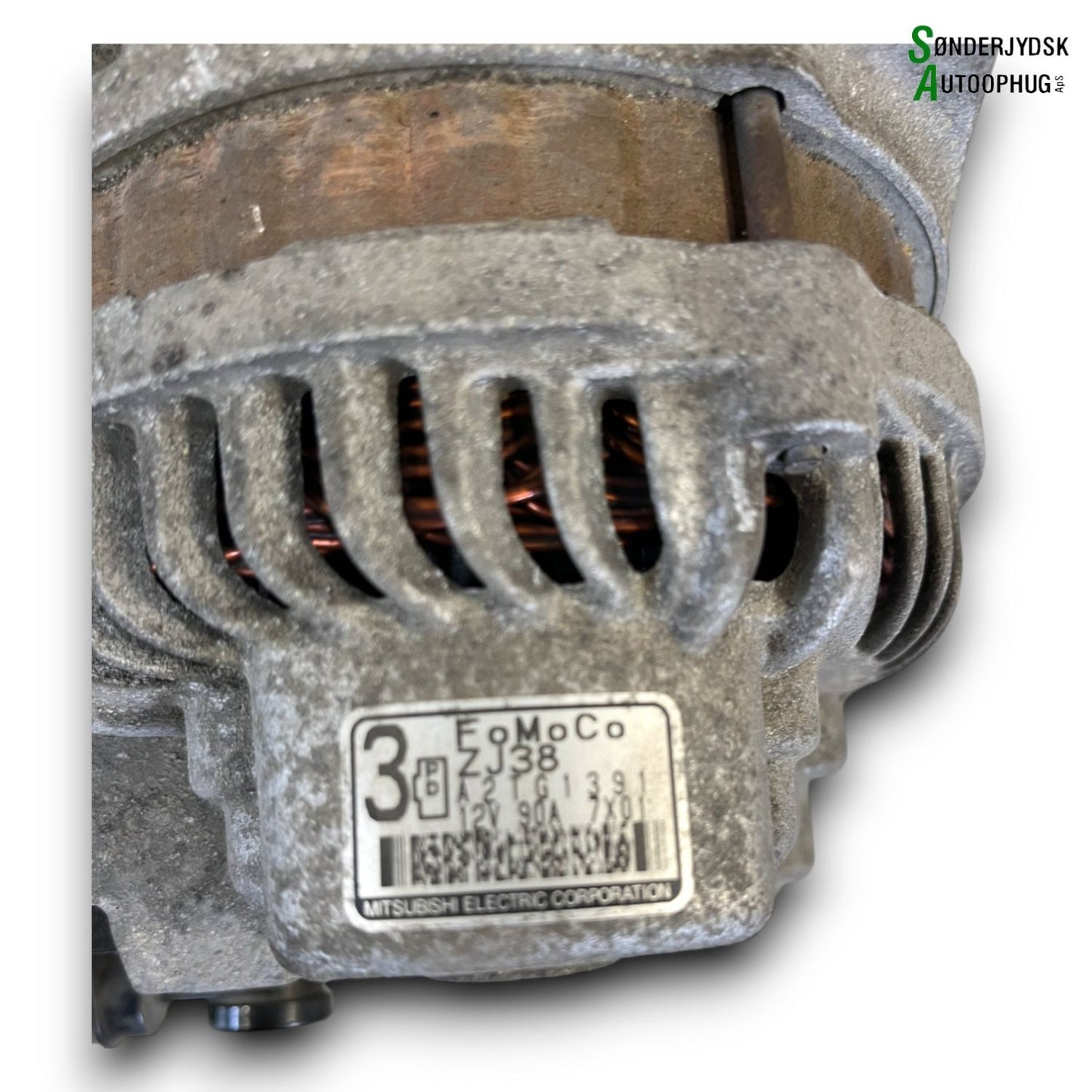 Mazda 2 DE Generator Med OEM Nr. A2TG1391 Fra Mazda Ophugger