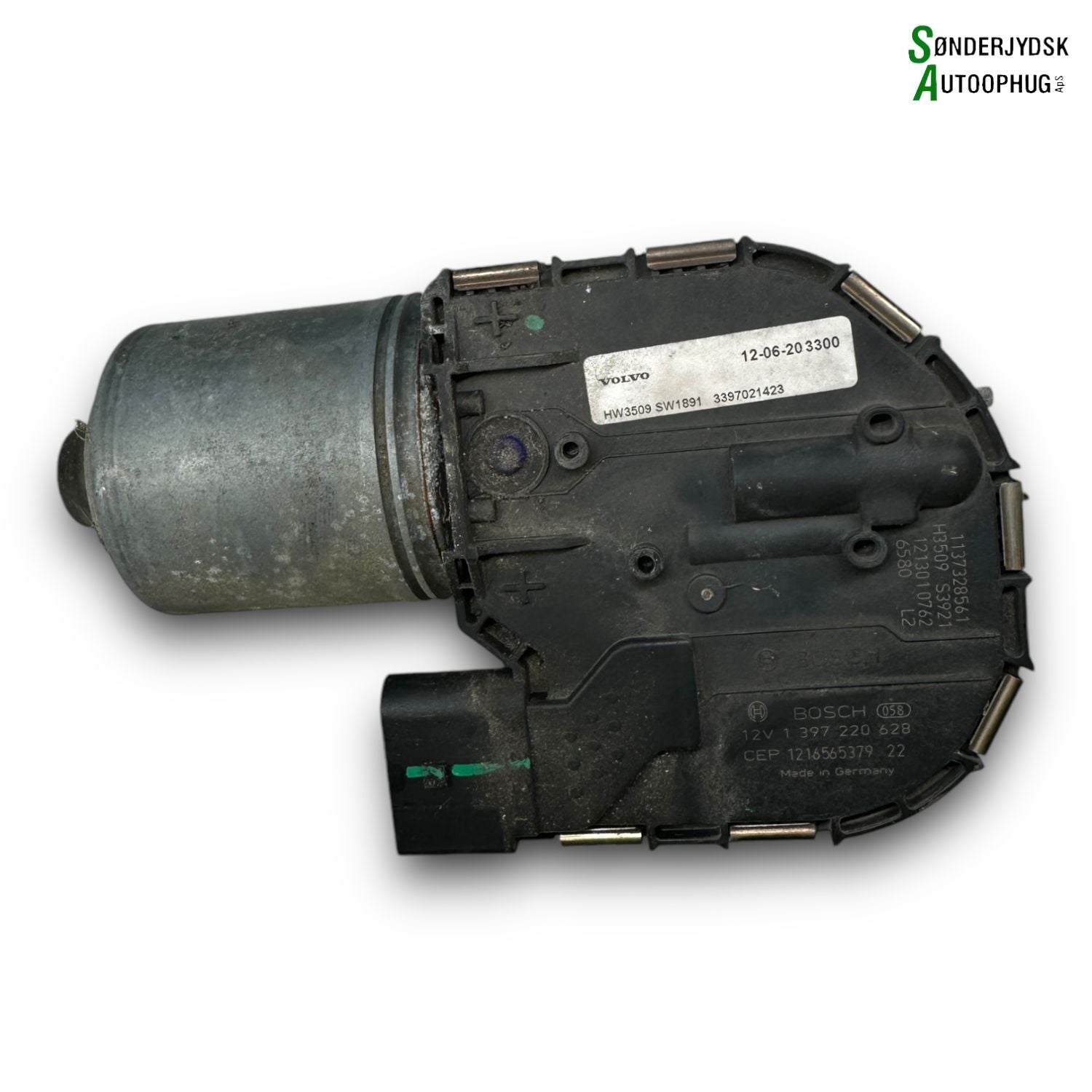 Volvo V40 Viskermotor Med OEM Nr. 3397021423 Fra Volvo Ophugger