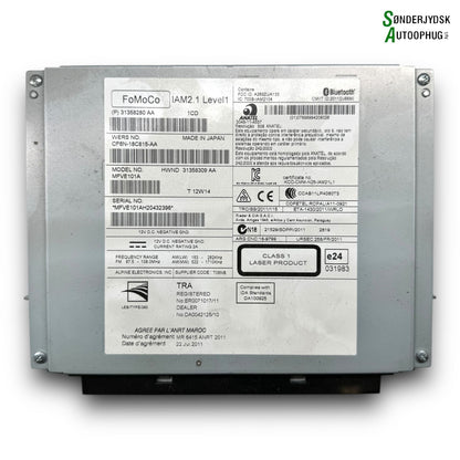 Volvo V40 Radio Med OEM Nr. 31358309AA Fra Volvo Ophugger