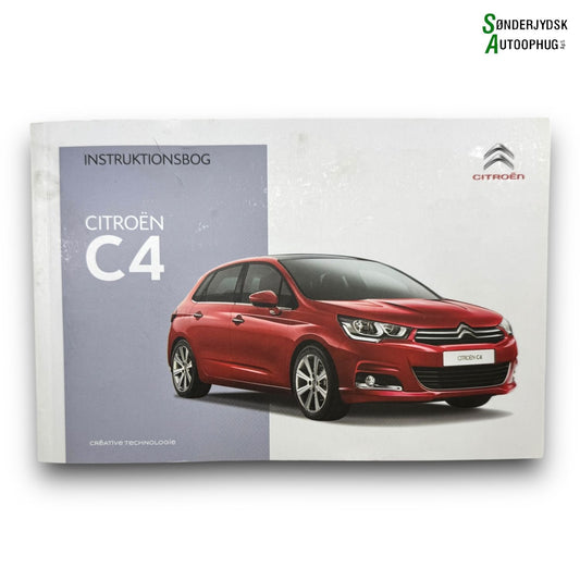 Citroen C4 II Instruktionsbog Med OEM Nr. DANSK Fra Citroen Ophugger