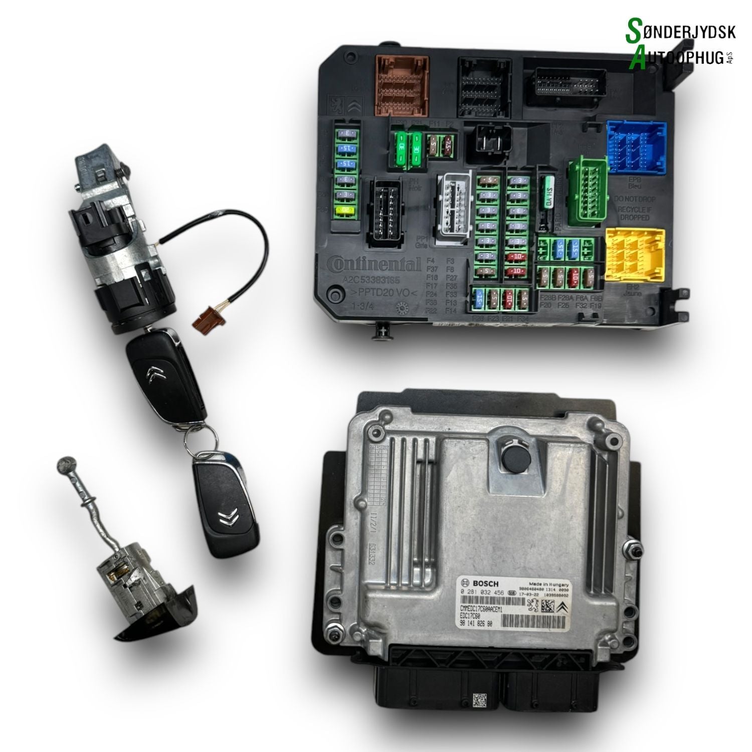 Citroen C4 II Startspærre Med OEM Nr. 980668798001 Fra Citroen Ophugger