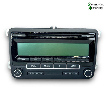 VW Polo 6R Radio M/Cd Med OEM Nr. 5M0035186AA Fra VW Ophugger