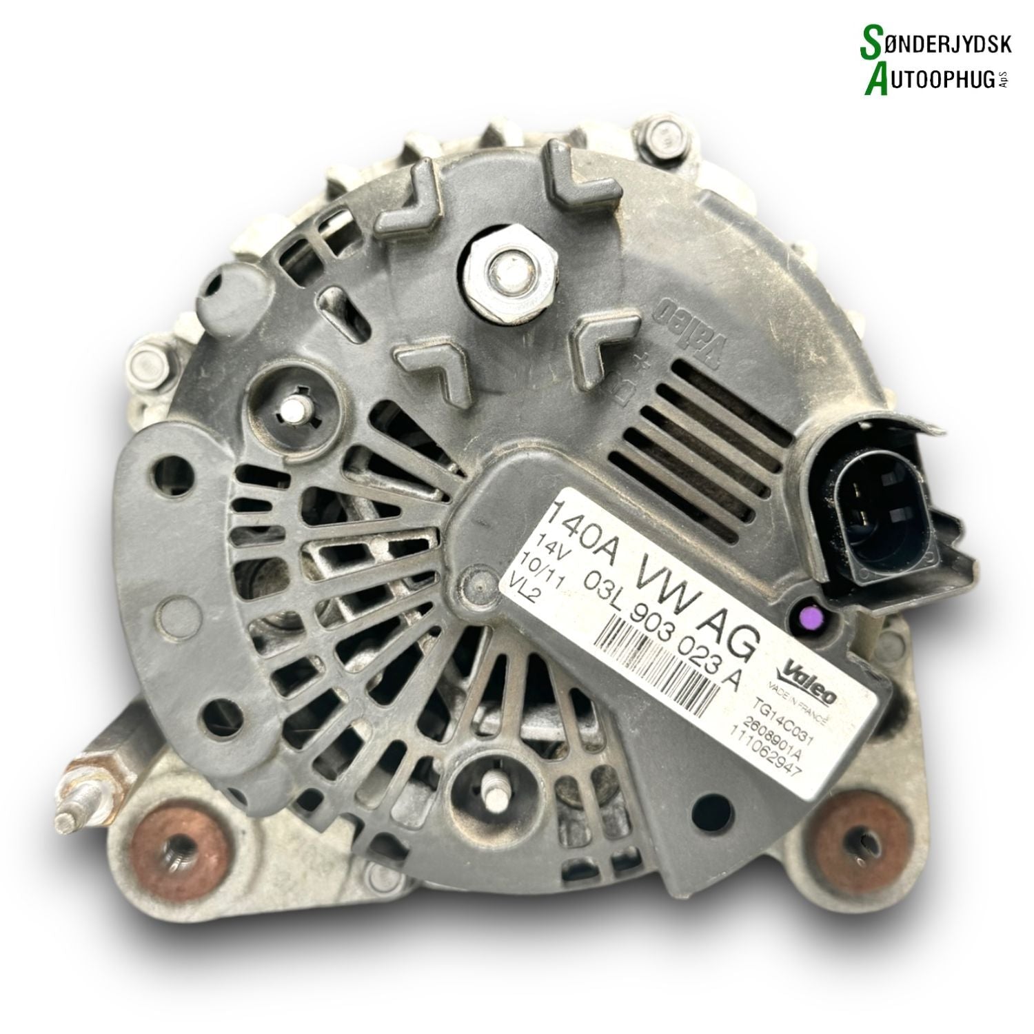 VW Polo 6R Generator Med OEM Nr. 03L903023A Fra VW Ophugger