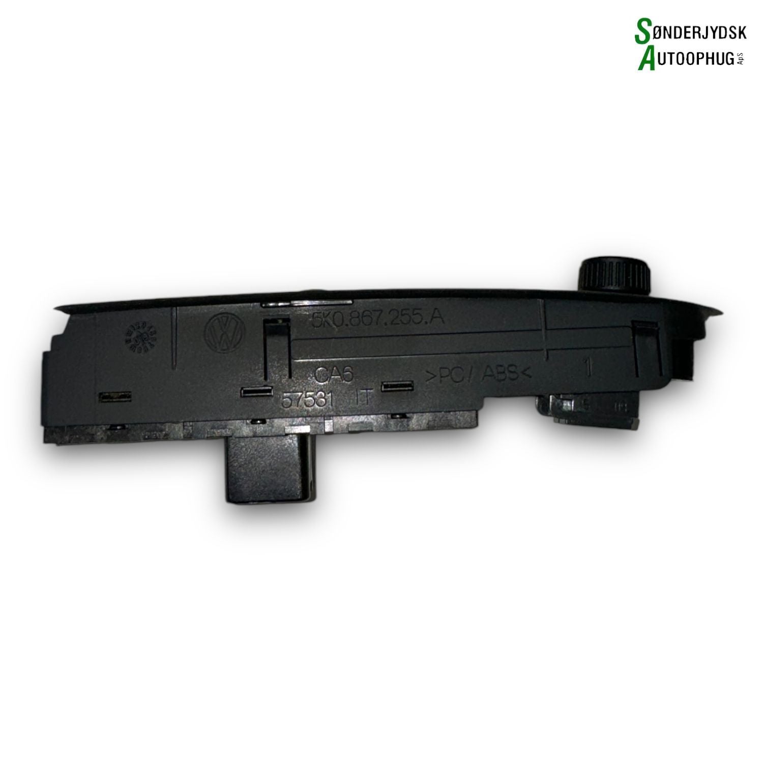 VW Golf 6 1K Kontakt Rudehejs Med OEM Nr. 5K0867255A Fra VW Ophugger