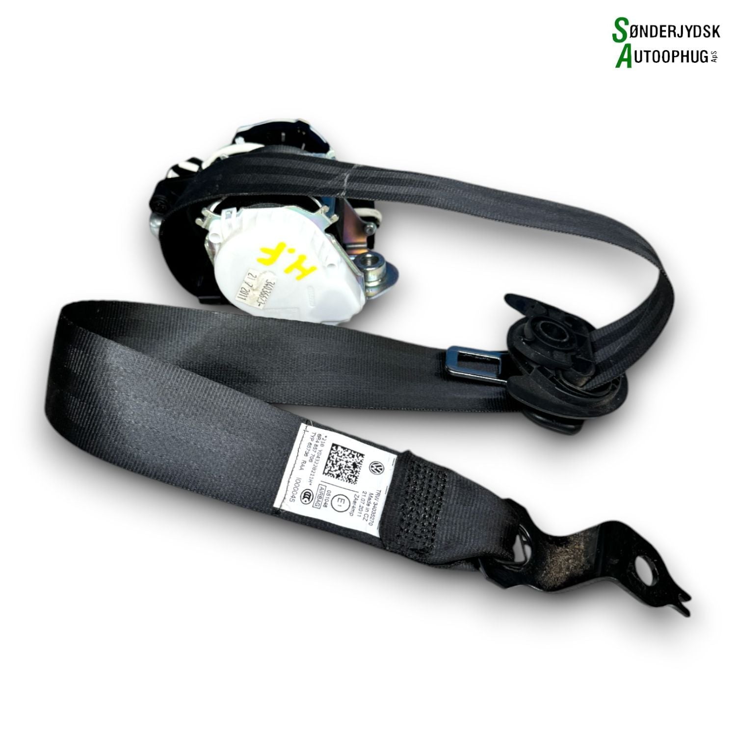 VW Polo 6R Sikkerhedsseler For Med OEM Nr. 6R4857706A Fra VW Ophugger