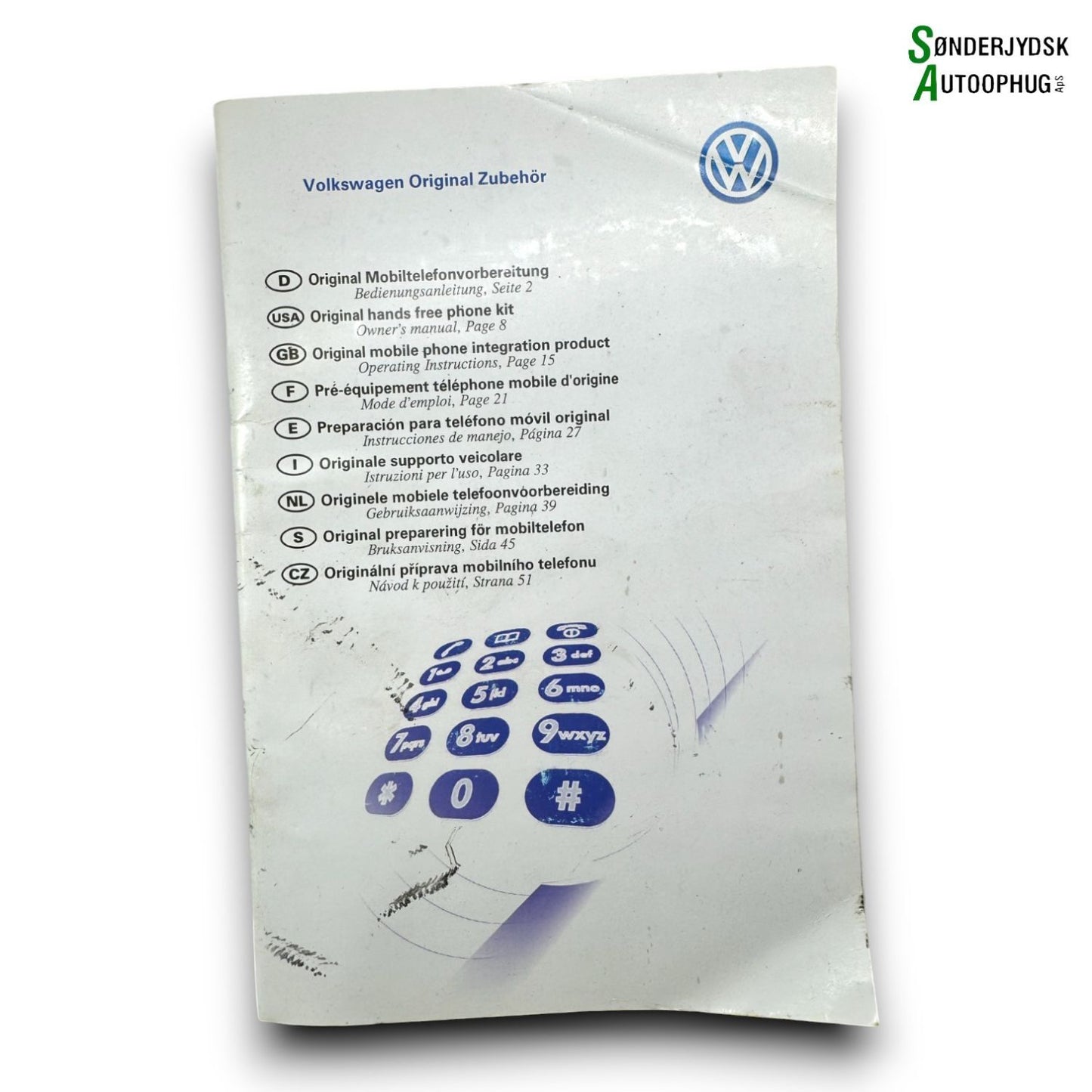 VW Polo 6R Radio Div. Tilbehør Med OEM Nr. 1K8051730D Fra VW Ophugger