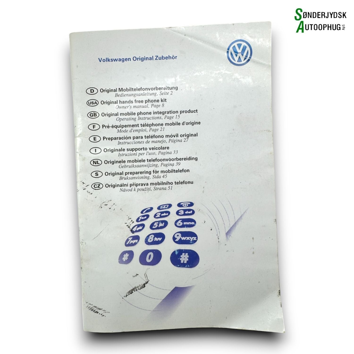 VW Polo 6R Radio Div. Tilbehør Med OEM Nr. 1K8051730D Fra VW Ophugger