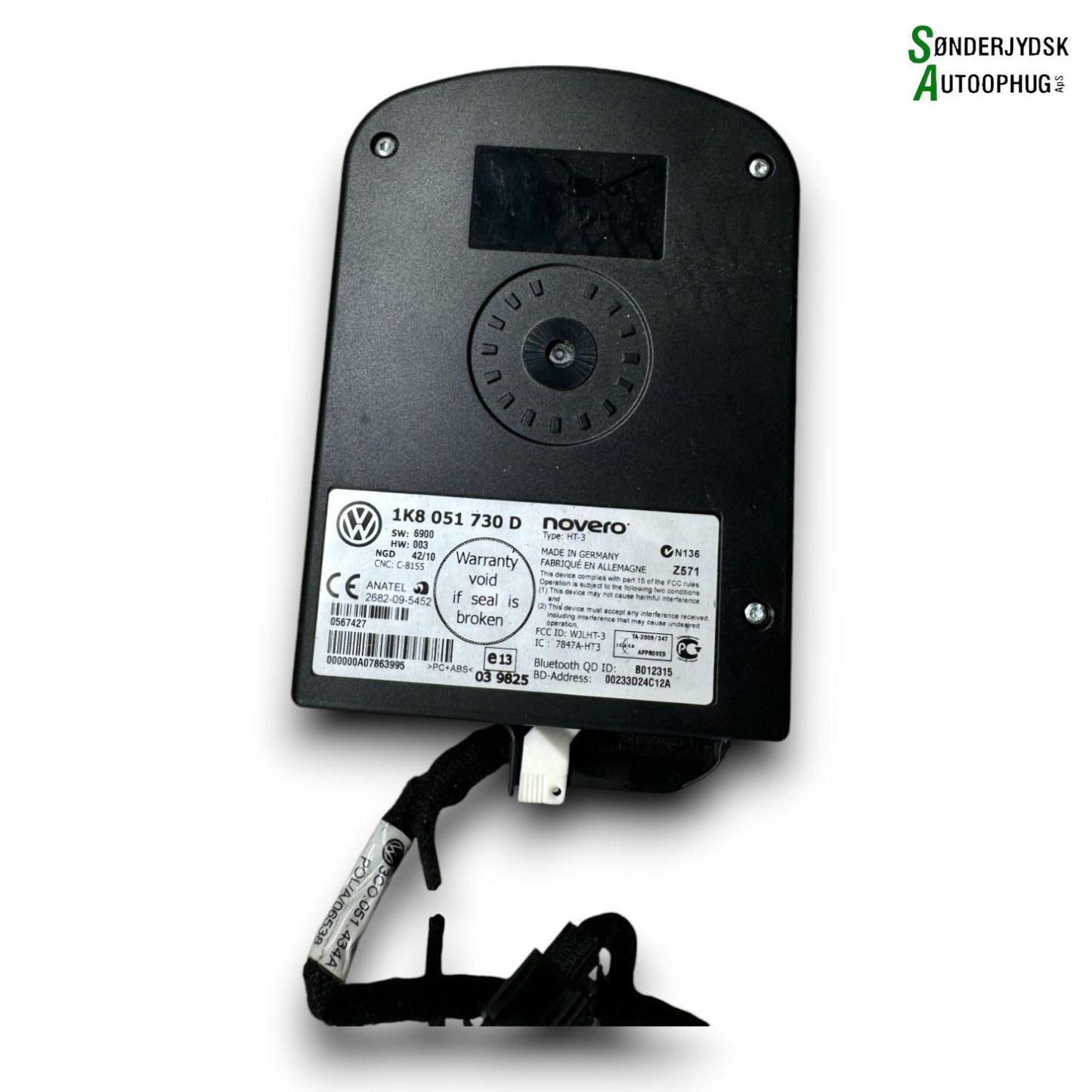 VW Polo 6R Radio Div. Tilbehør Med OEM Nr. 1K8051730D Fra VW Ophugger