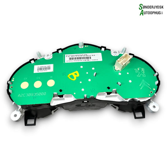 Citroen C3 DS3 Speedometer - Instrument Med OEM Nr. 98041359XT Fra Citroen Ophugger