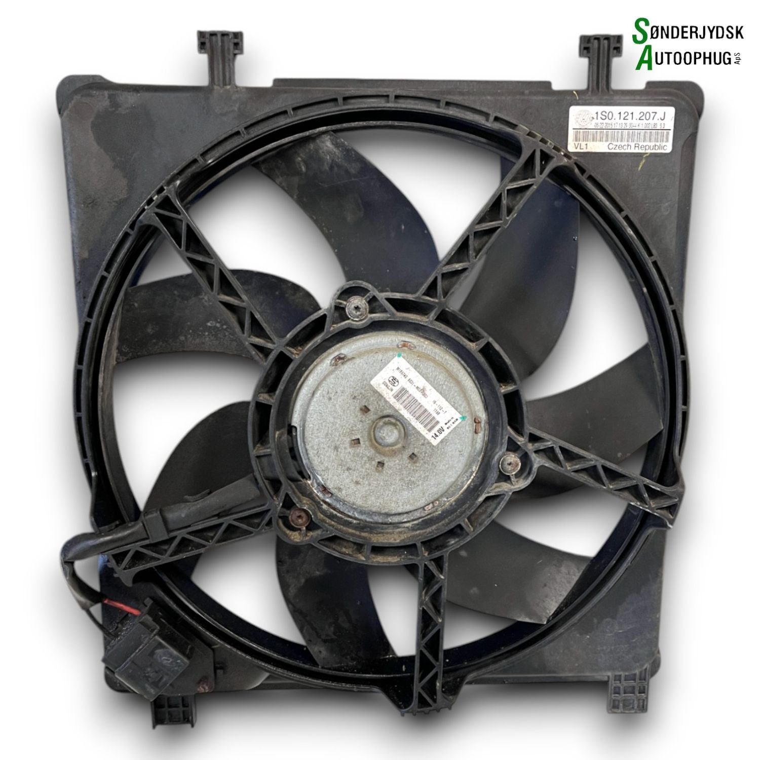 Skoda Citigo Kølerblæser El Med OEM Nr. 1S0121207J Fra Skoda Ophugger