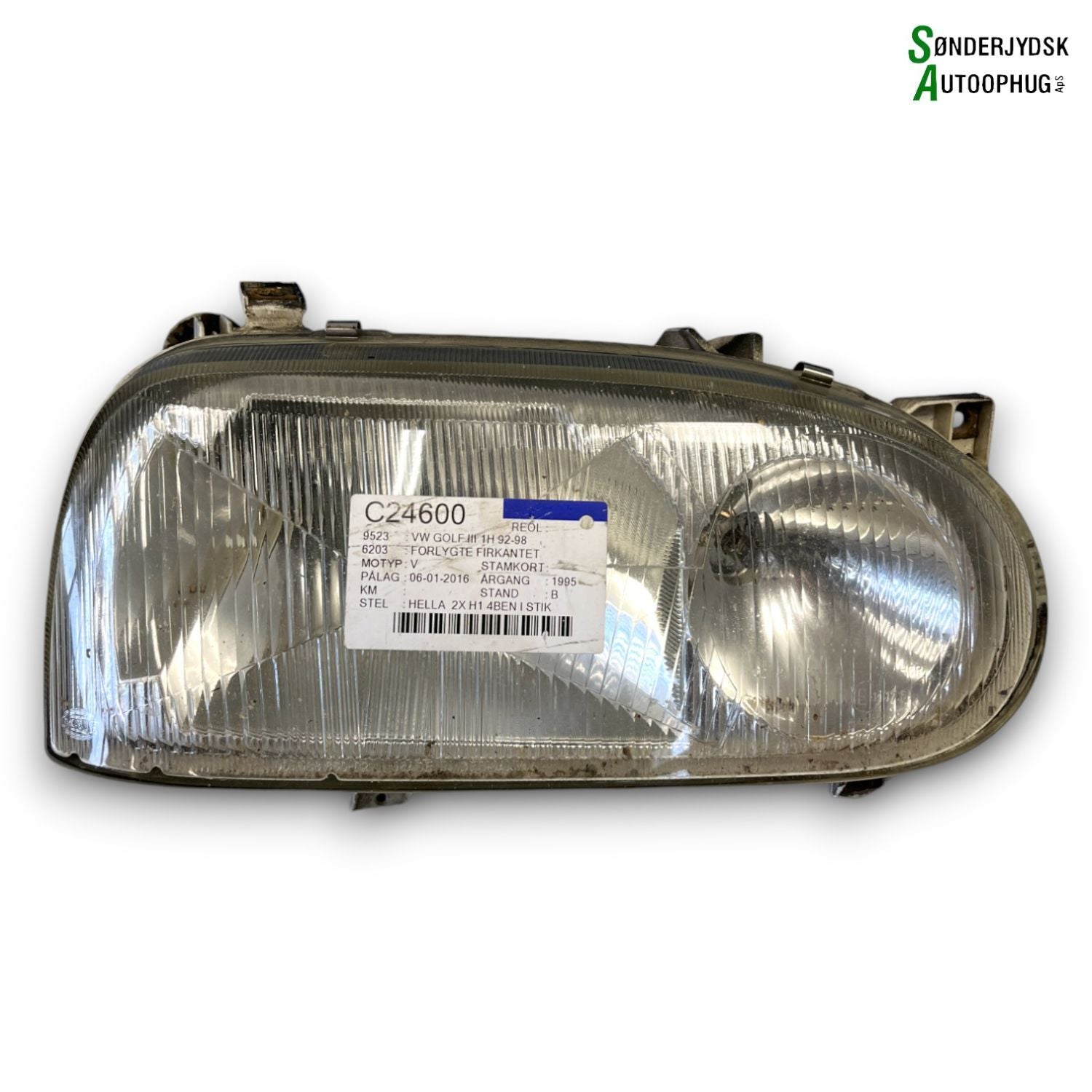 VW Golf 3 1H Forlygte Med OEM Nr. Ophugger Fra VW Ophugger