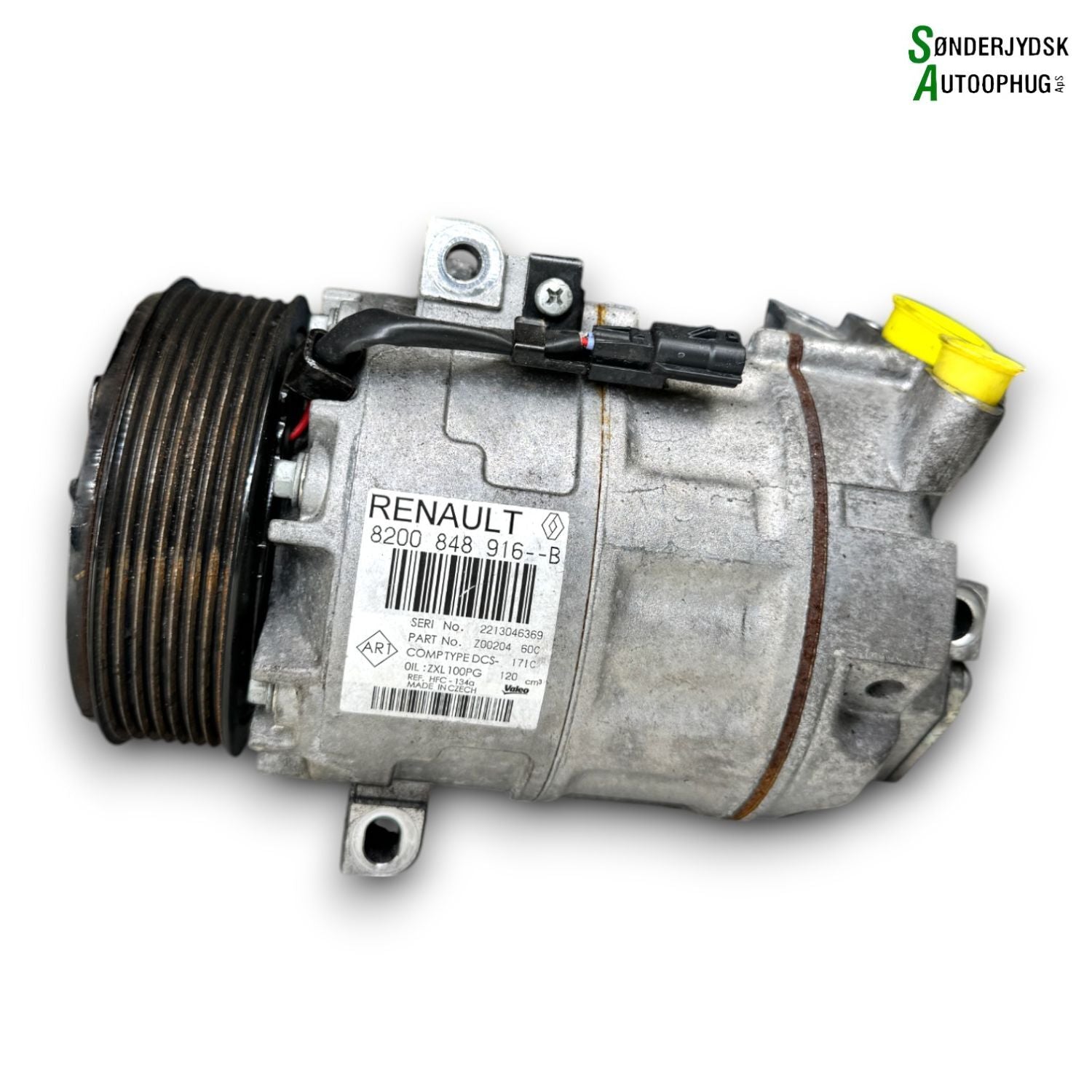 Renault Trafic 3 Aircondition Pumpe Med OEM Nr. 8200848916B Fra Renault Ophugger