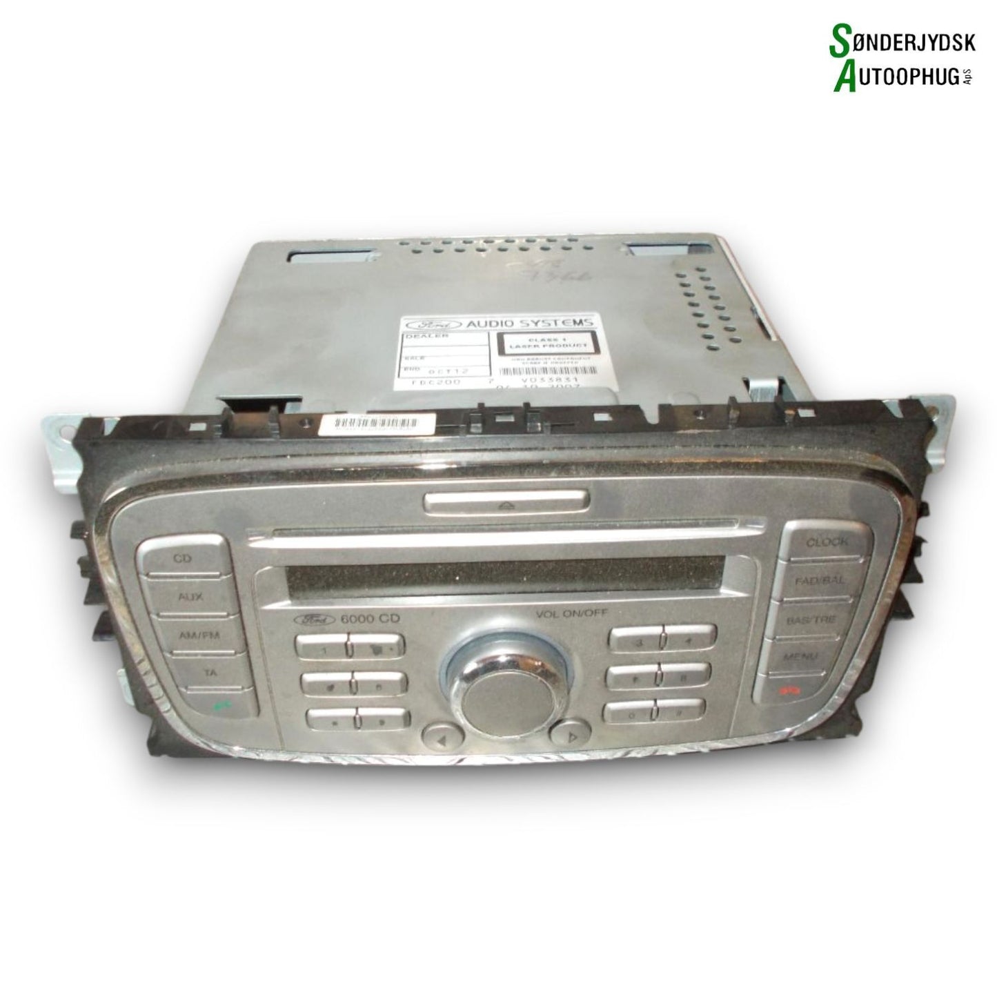 Ford Mondeo 4 Radio M/Cd Med OEM Nr. 6000CD Fra Ford Ophugger