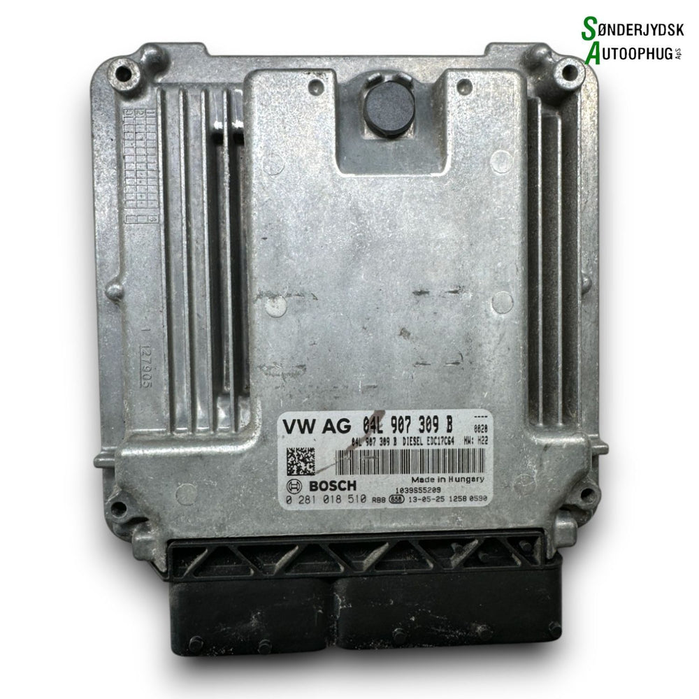 Skoda Octavia Motorstyring - Motorstyreboks - Injection Elboks Med OEM Nr. 04L907309B Fra Skoda Ophugger