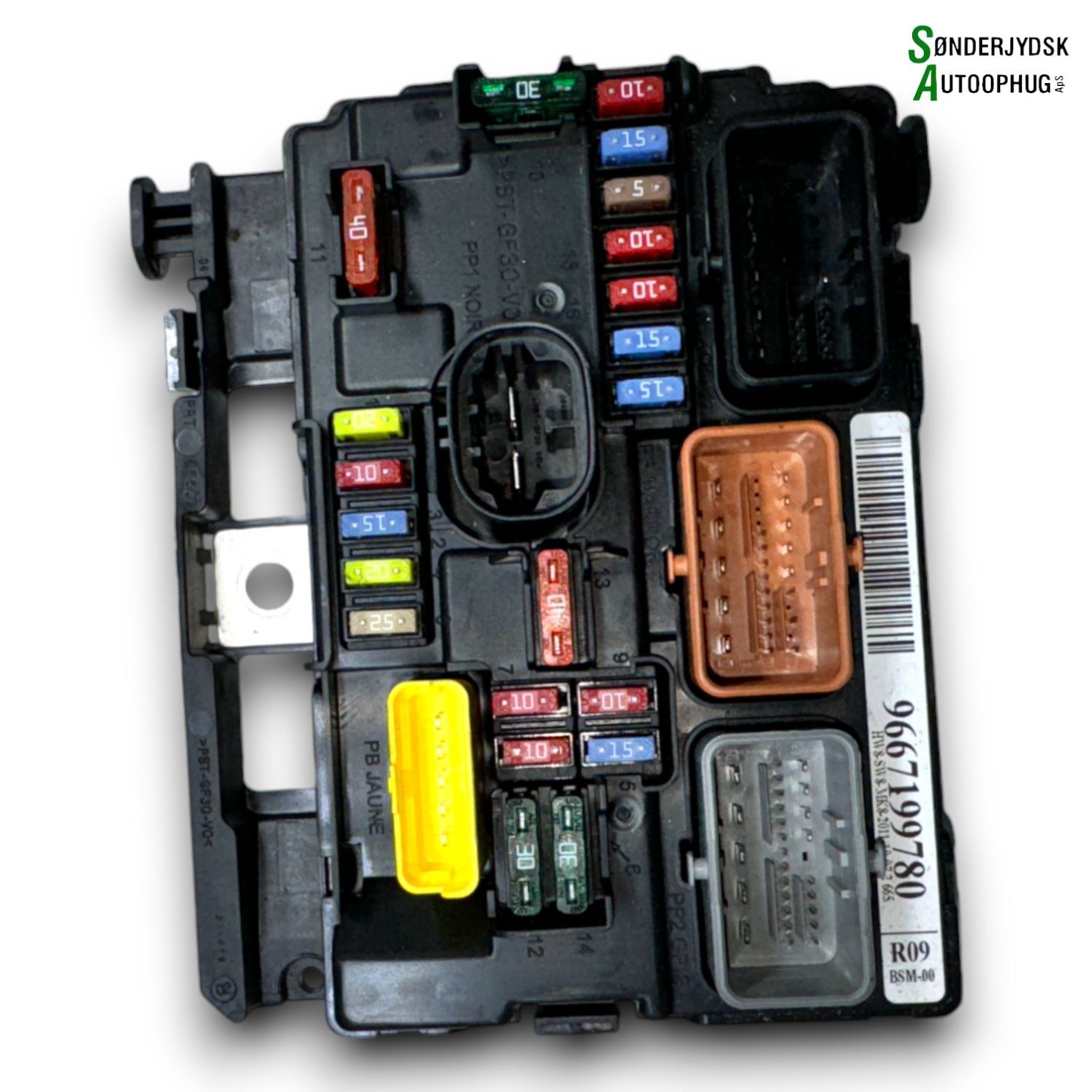 Citroen C3 II Bsm Box Med OEM Nr. 9667199780 Fra Citroen Ophugger