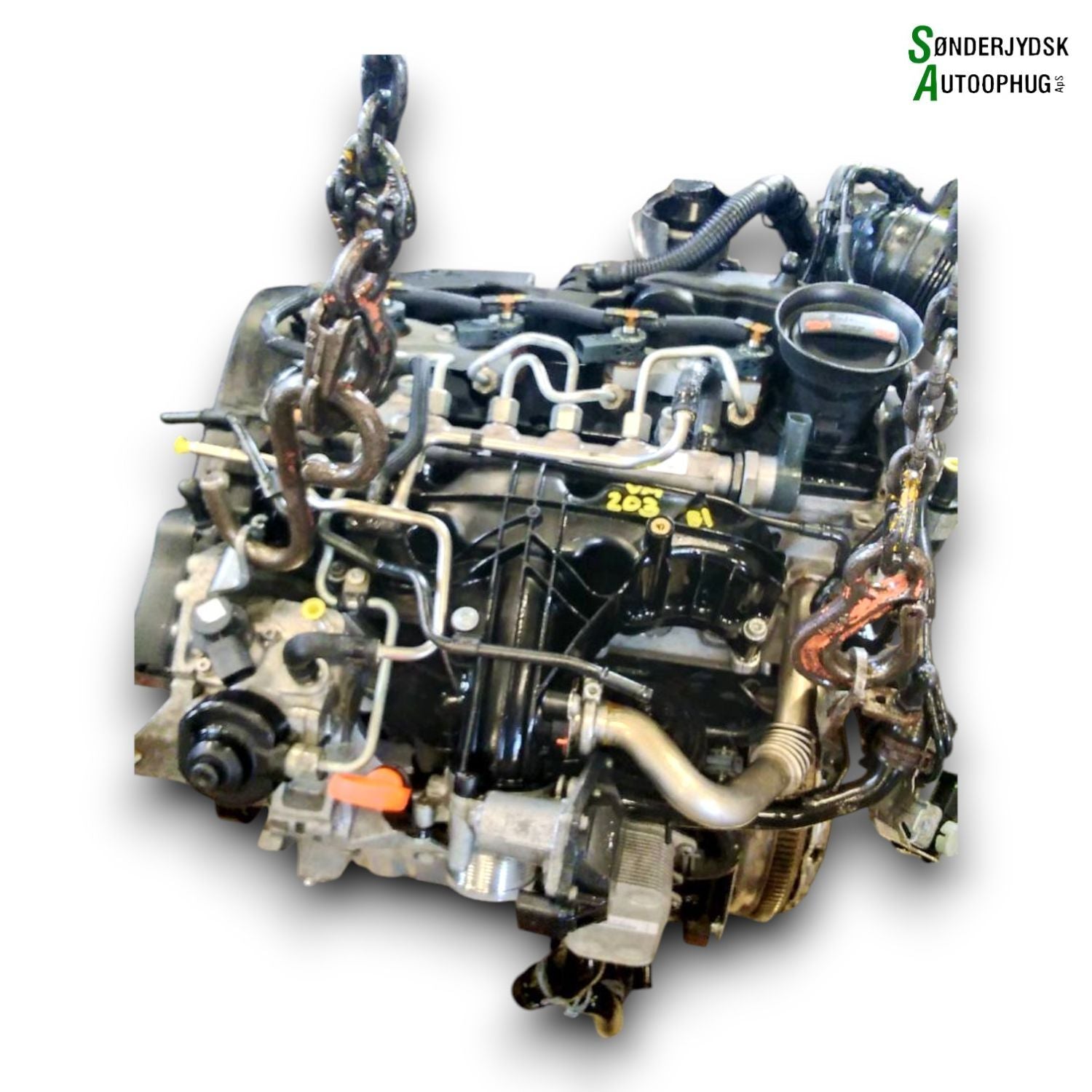 VW Golf 6 1K Motor Med OEM Nr. 03L100090R Fra VW Ophugger