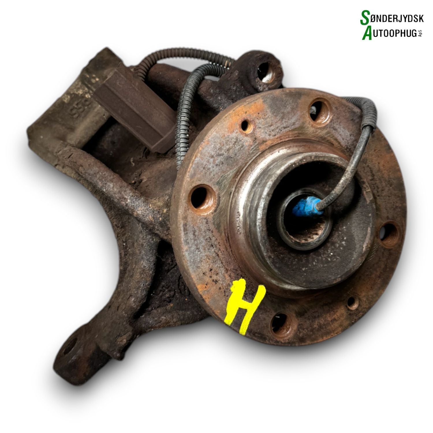 Peugeot 208 Spindel For H Med OEM Nr. 1607557580	 Fra Peugeot Ophugger