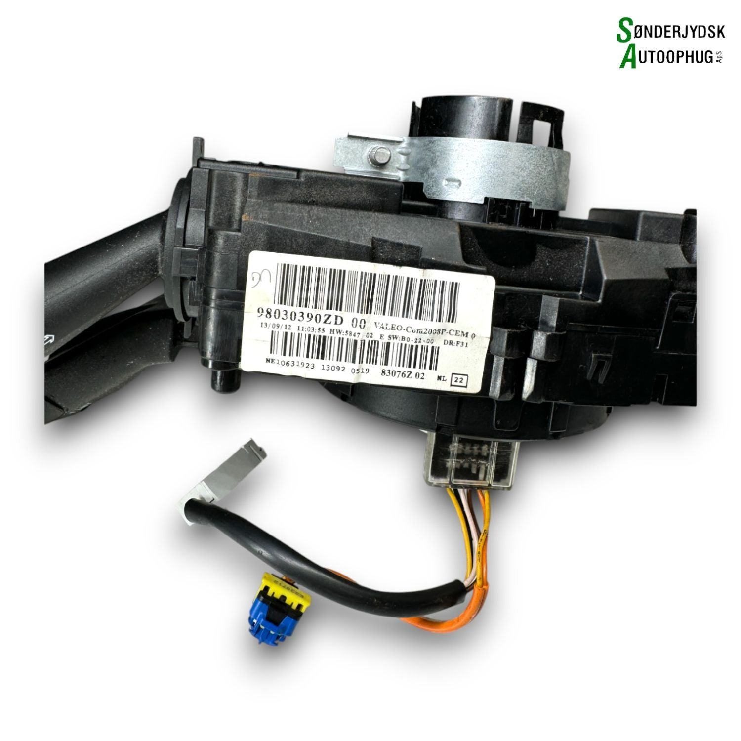 Peugeot 208 Kontakt Combi Med OEM Nr. 98030390ZD00 Fra Peugeot Ophugger