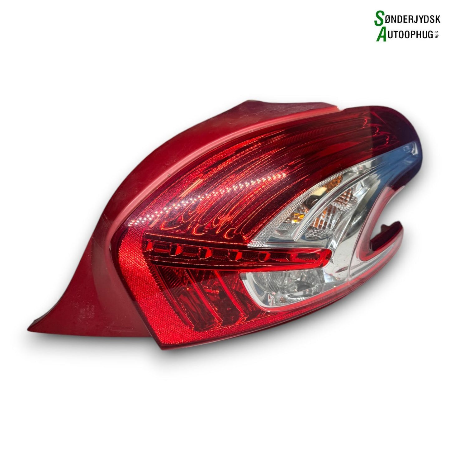 Peugeot 208 Baglygte Med OEM Nr. 9672628380	 Fra Peugeot Ophugger